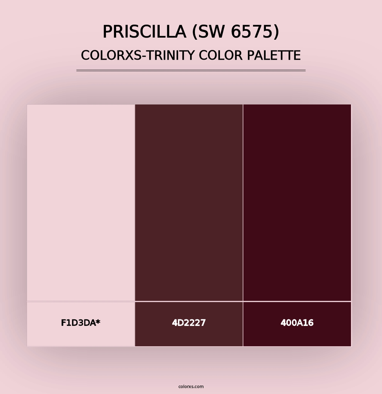 Priscilla (SW 6575) - Colorxs Trinity Palette