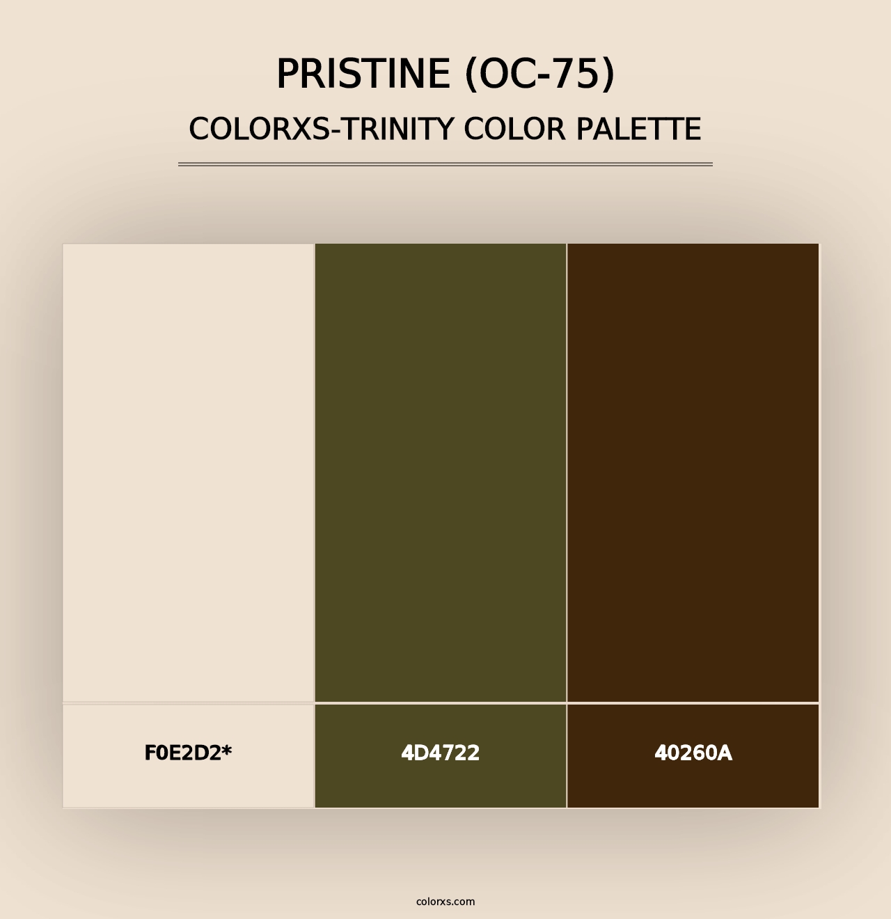 Pristine (OC-75) - Colorxs Trinity Palette