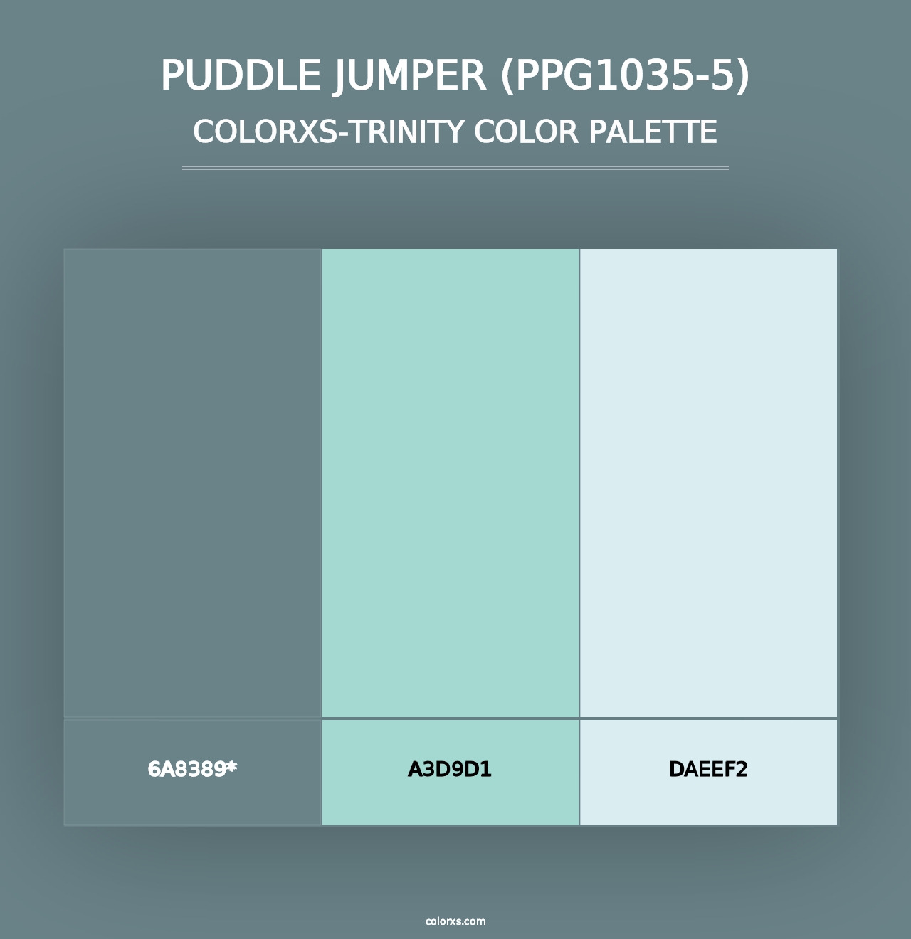 Puddle Jumper (PPG1035-5) - Colorxs Trinity Palette