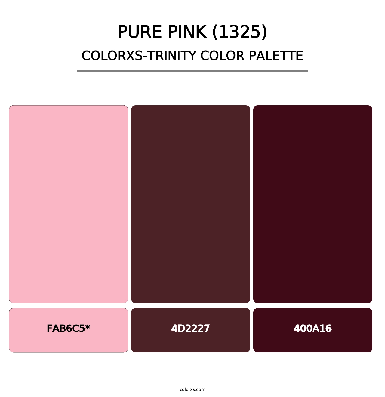 Pure Pink (1325) - Colorxs Trinity Palette