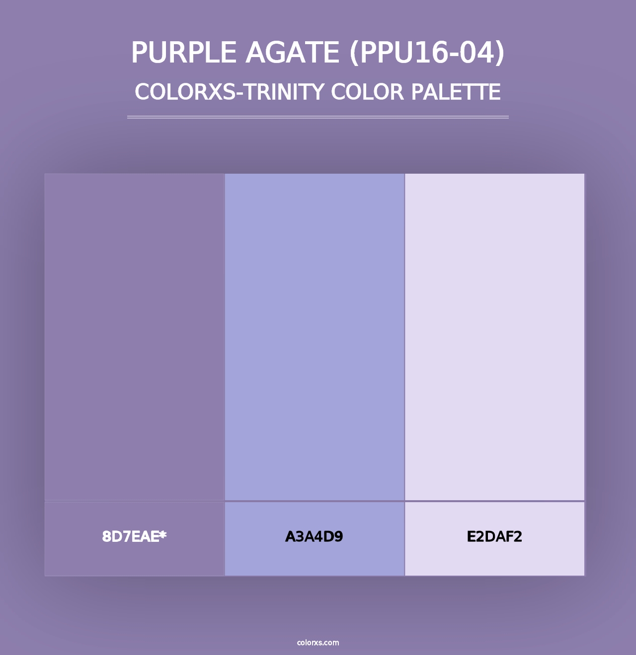 Purple Agate (PPU16-04) - Colorxs Trinity Palette