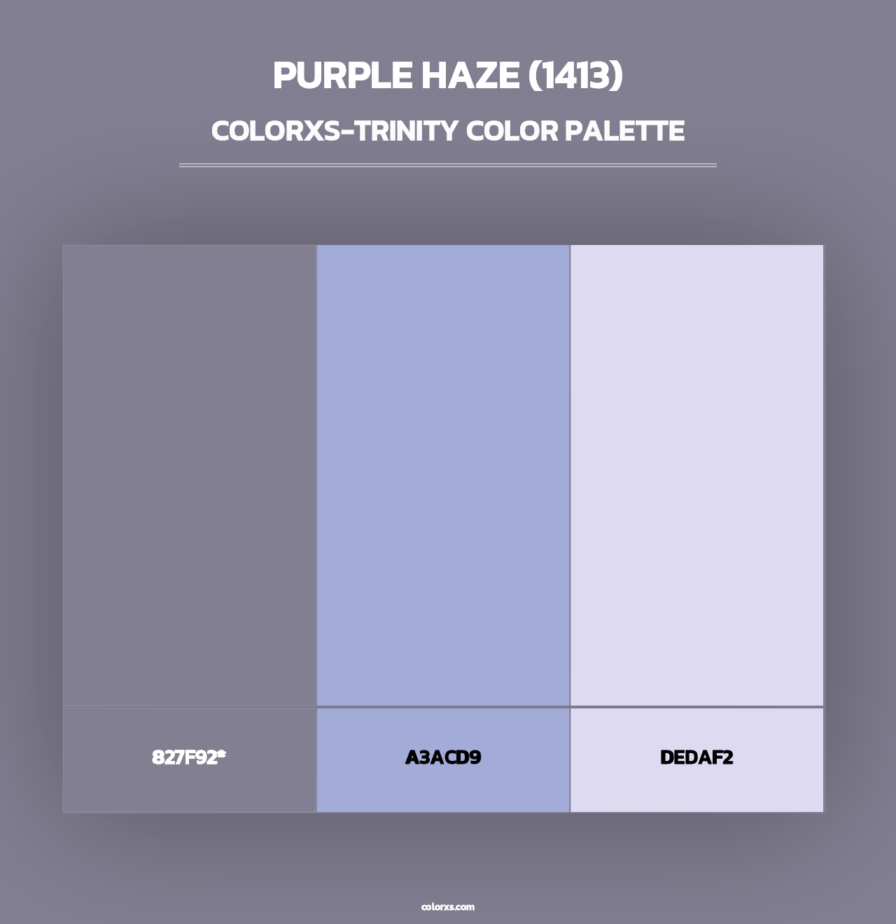 Purple Haze (1413) - Colorxs Trinity Palette