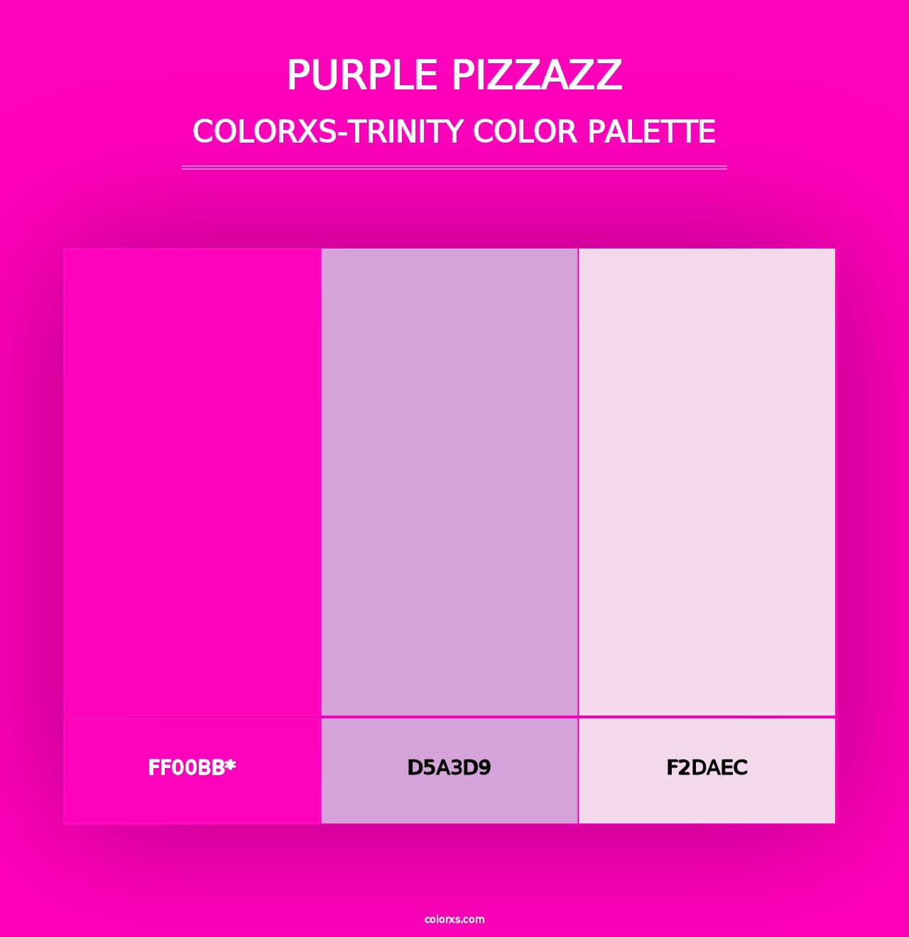 Purple Pizzazz - Colorxs Trinity Palette