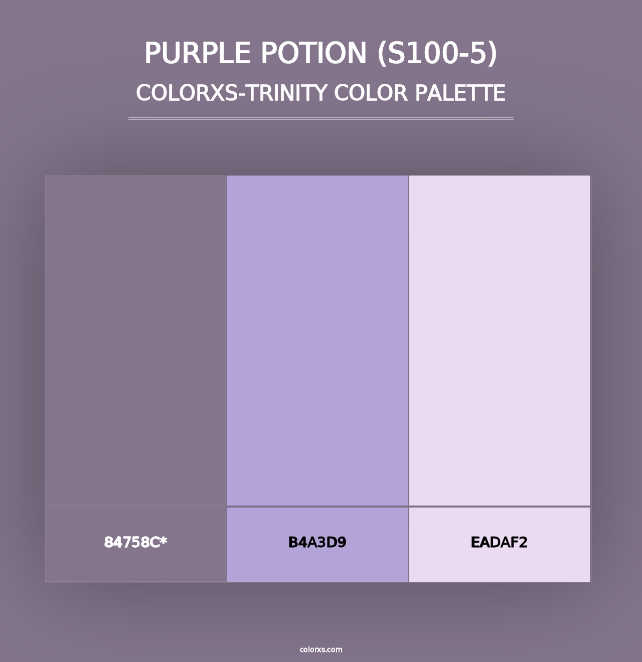 Purple Potion (S100-5) - Colorxs Trinity Palette