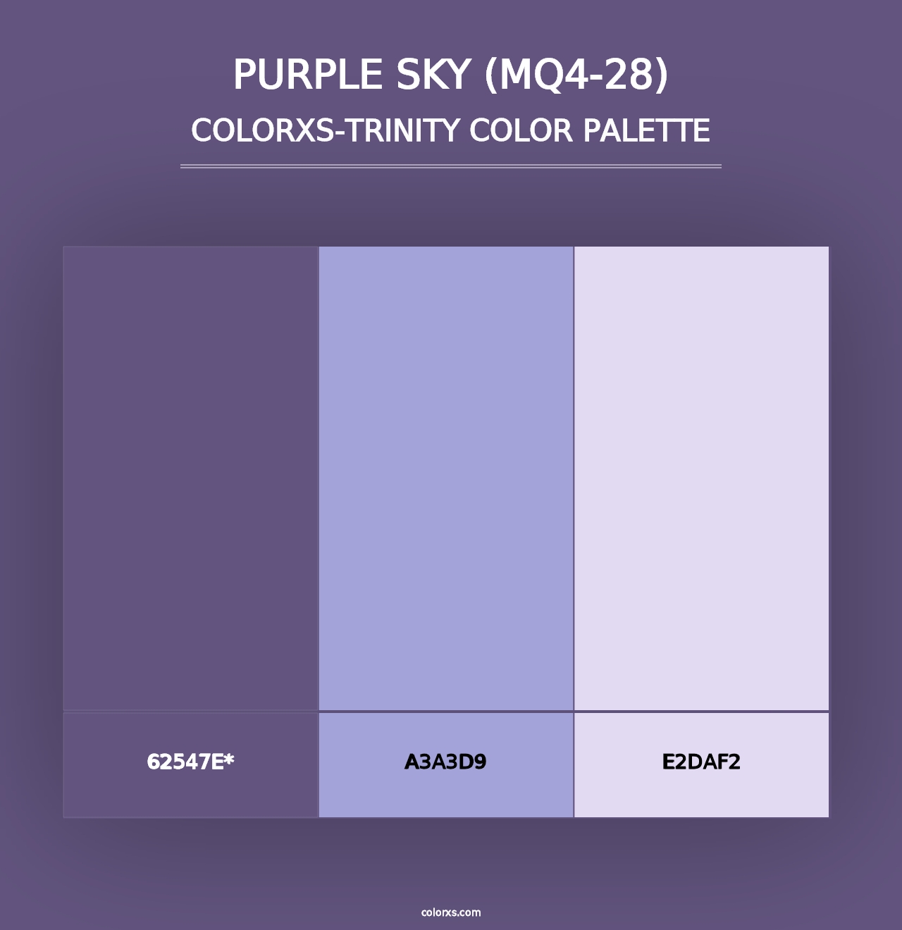 Purple Sky (MQ4-28) - Colorxs Trinity Palette