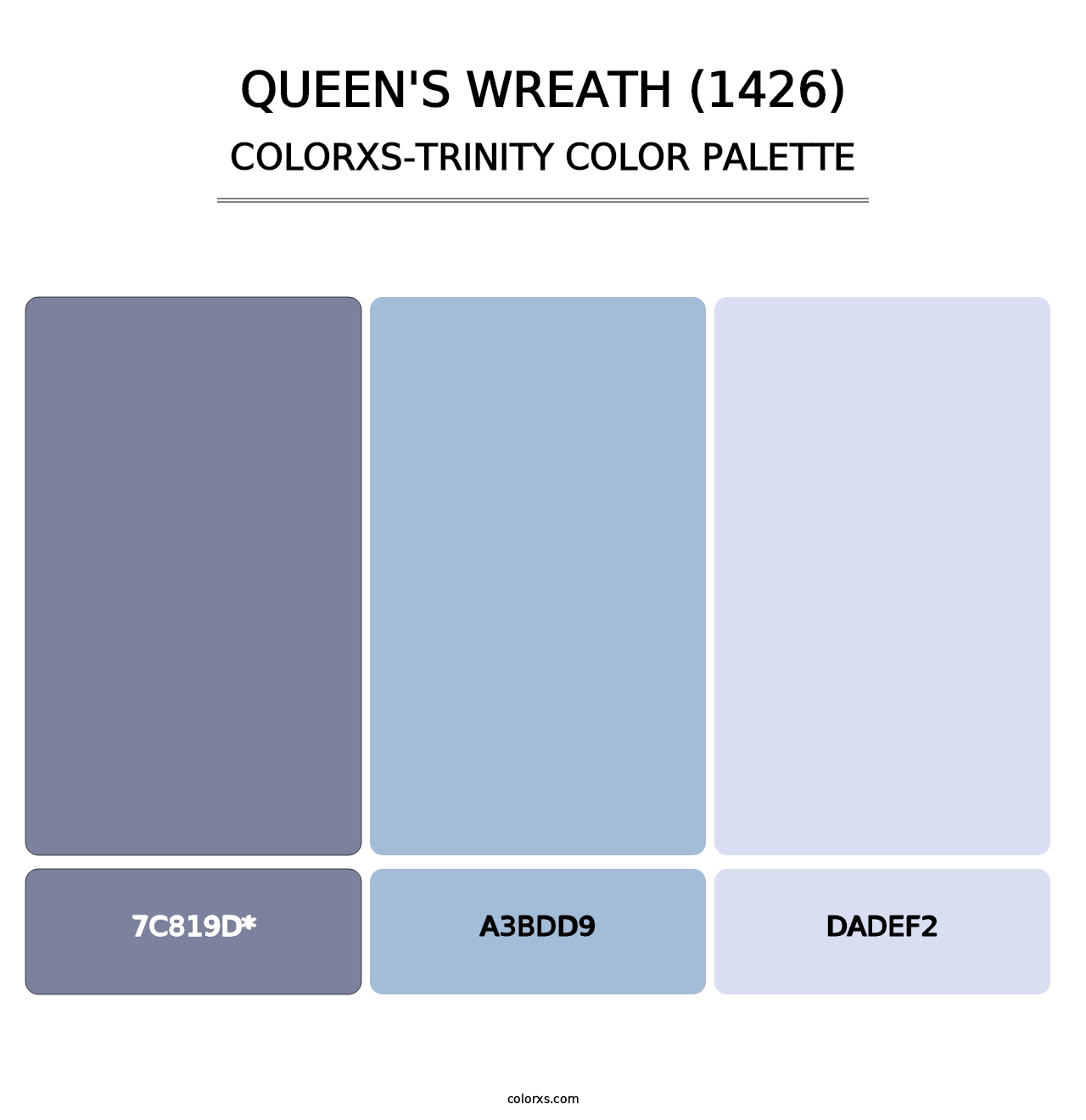 Queen's Wreath (1426) - Colorxs Trinity Palette