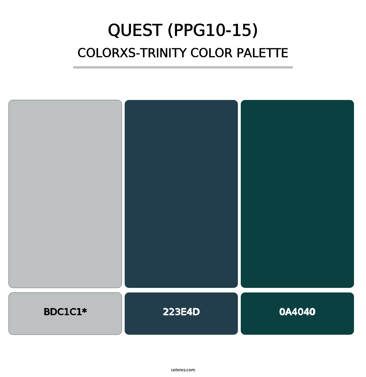 Quest (PPG10-15) - Colorxs Trinity Palette