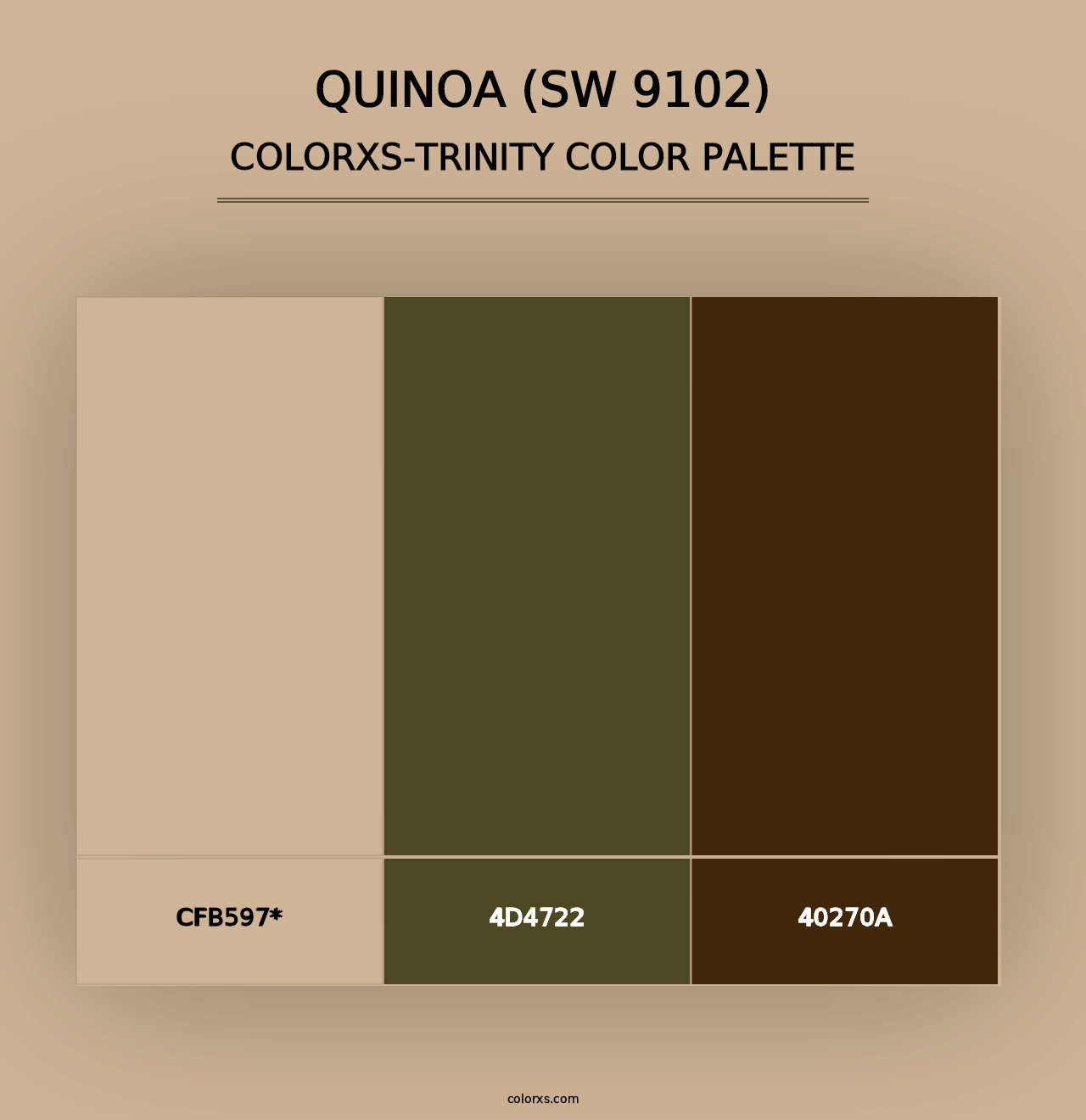 Quinoa (SW 9102) - Colorxs Trinity Palette