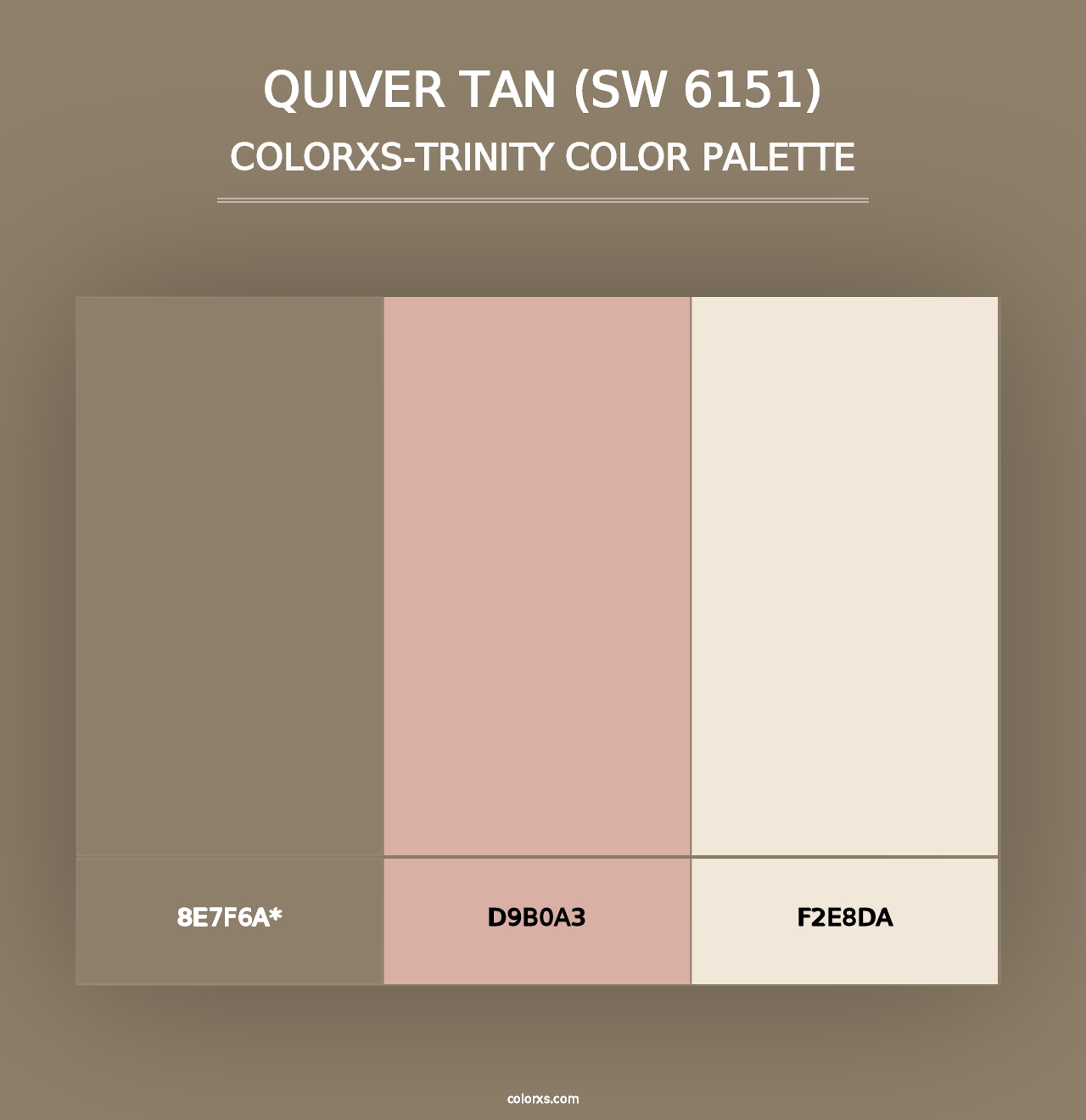 Quiver Tan (SW 6151) - Colorxs Trinity Palette