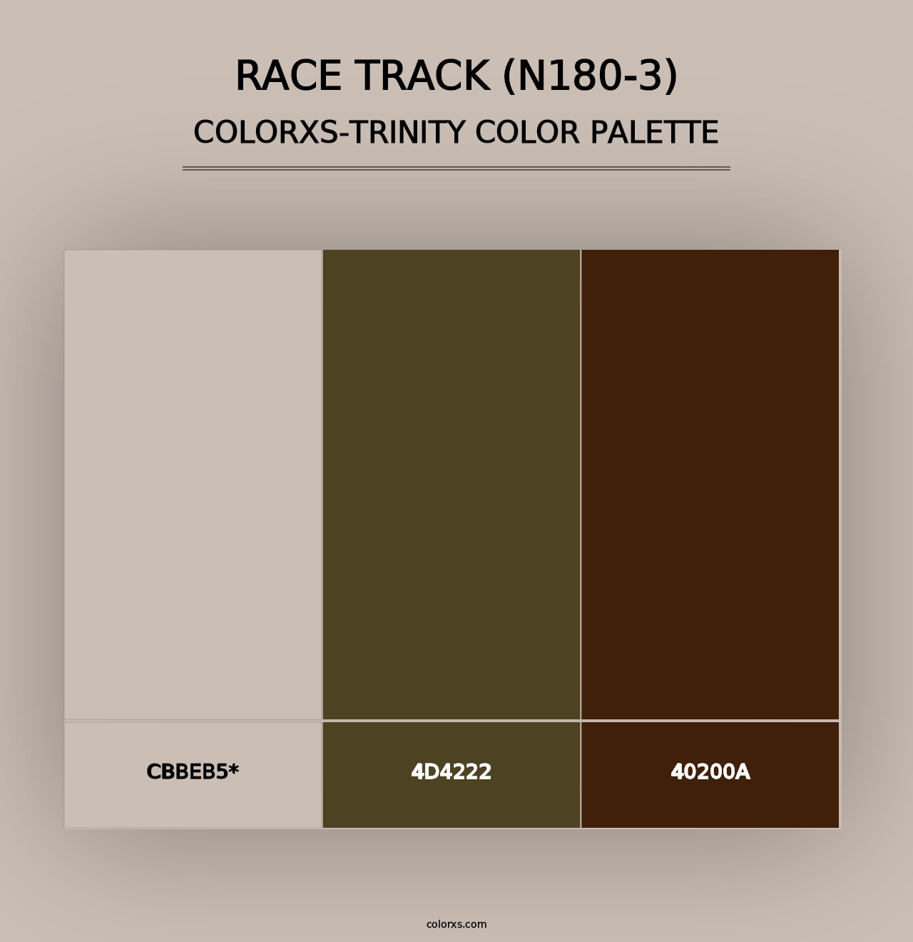 Race Track (N180-3) - Colorxs Trinity Palette