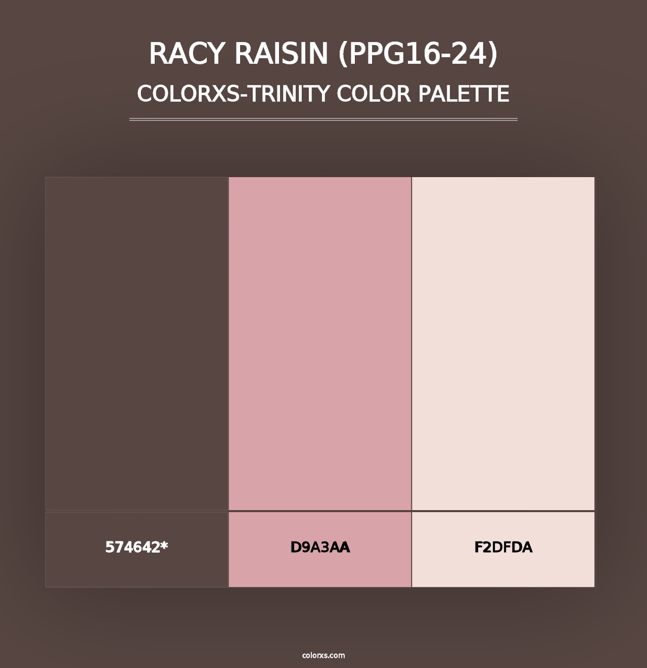 Racy Raisin (PPG16-24) - Colorxs Trinity Palette