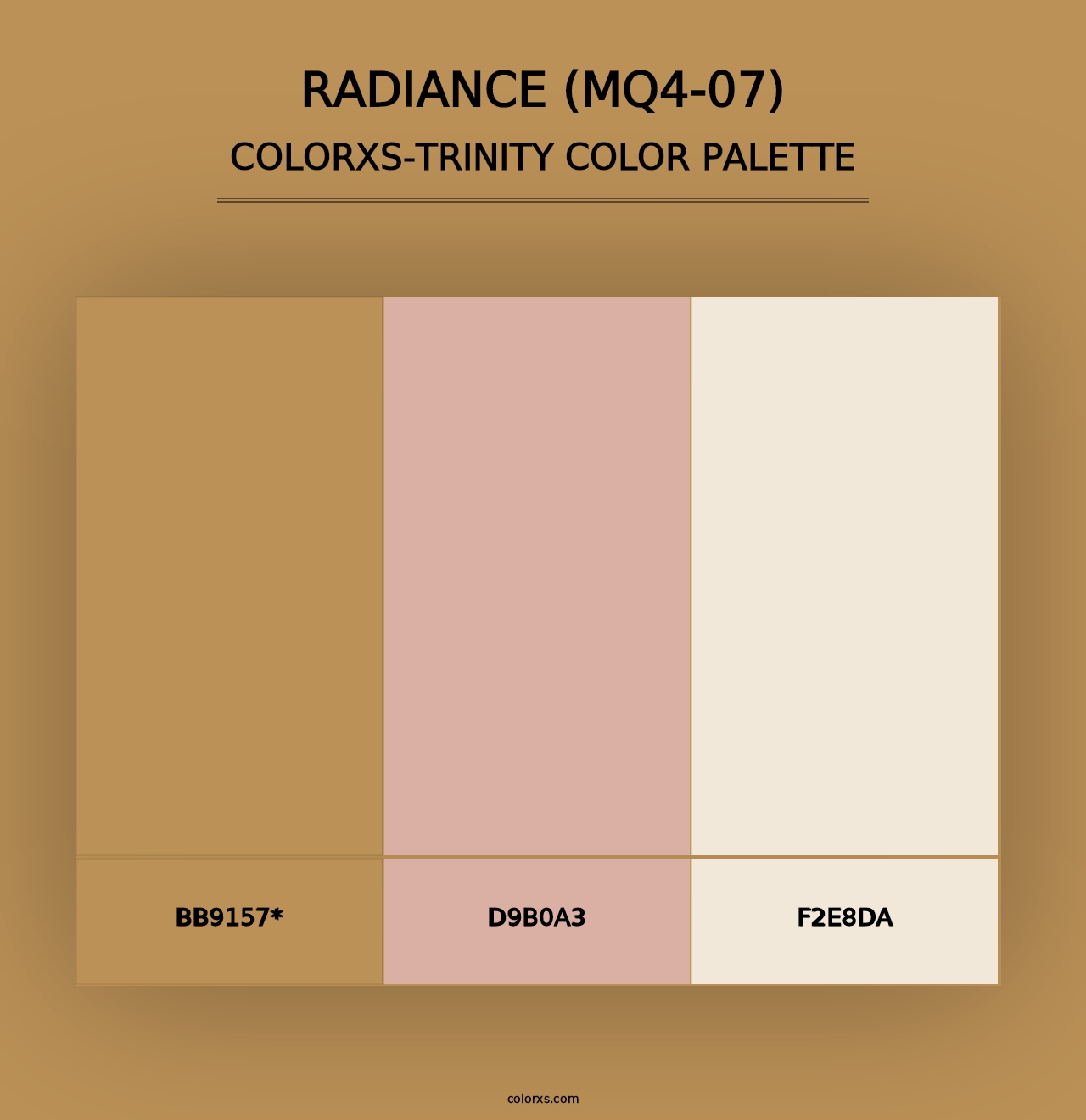 Radiance (MQ4-07) - Colorxs Trinity Palette