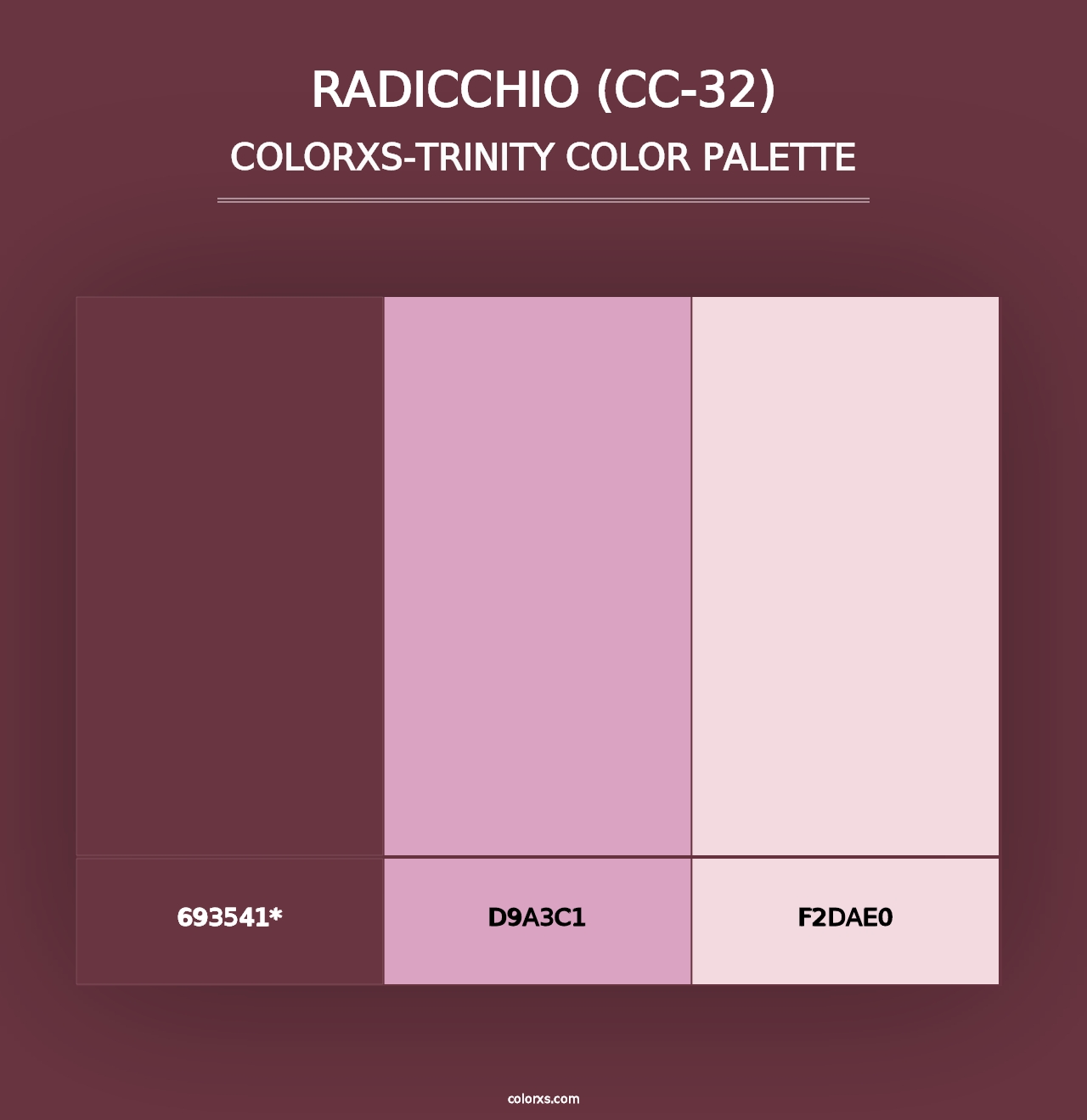 Radicchio (CC-32) - Colorxs Trinity Palette