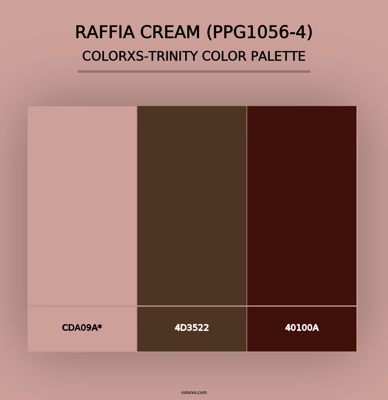 Raffia Cream (PPG1056-4) - Colorxs Trinity Palette