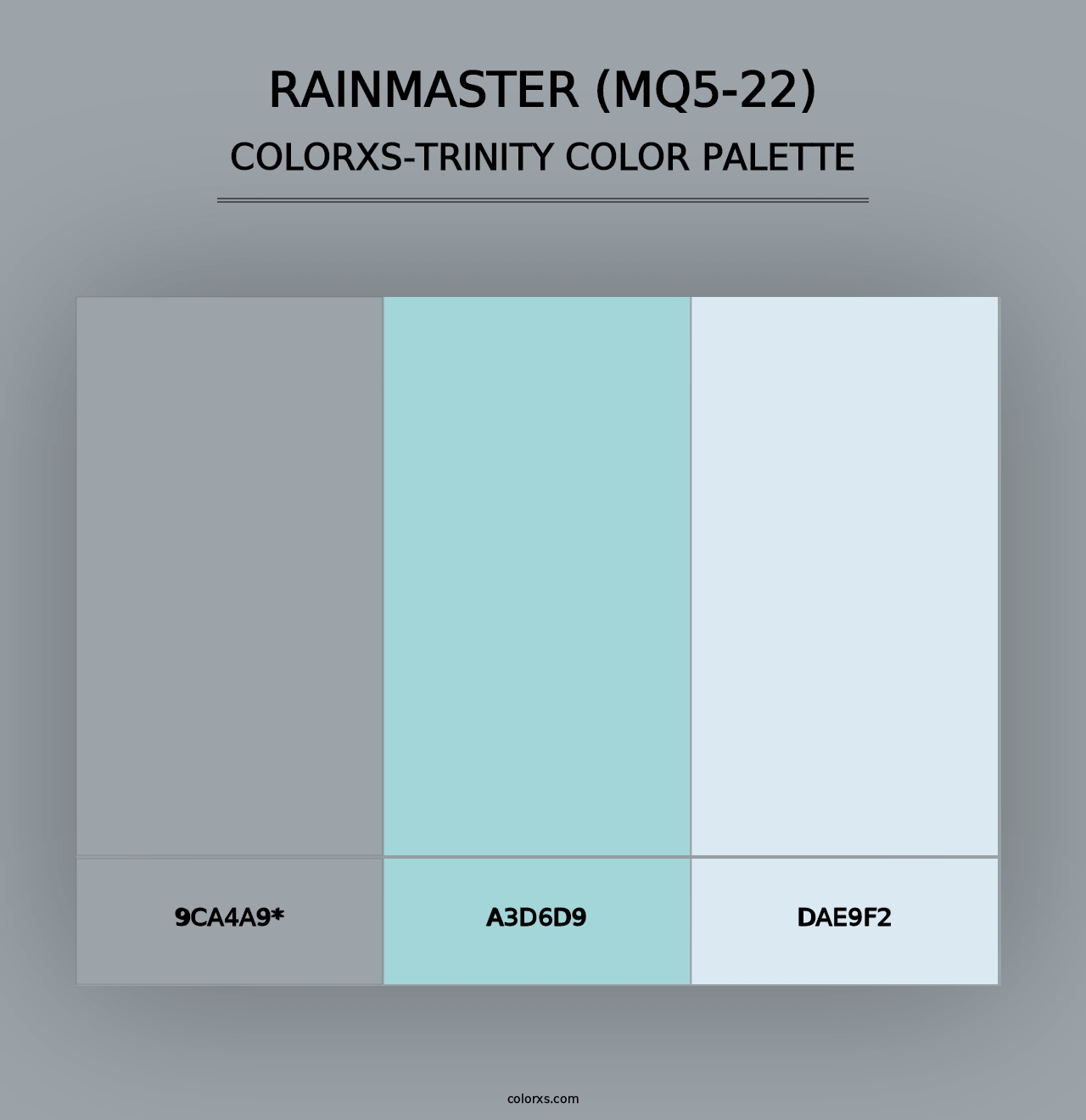 Rainmaster (MQ5-22) - Colorxs Trinity Palette