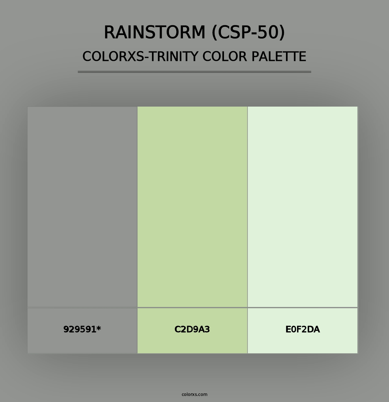 Rainstorm (CSP-50) - Colorxs Trinity Palette