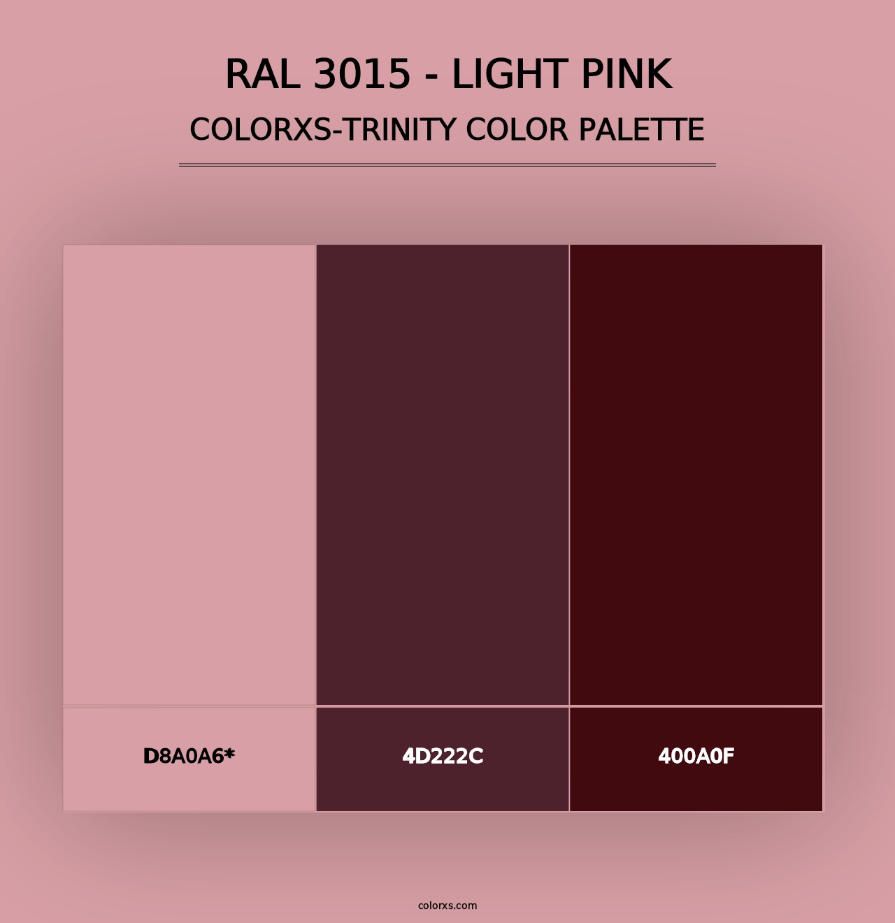 RAL 3015 - Light Pink - Colorxs Trinity Palette