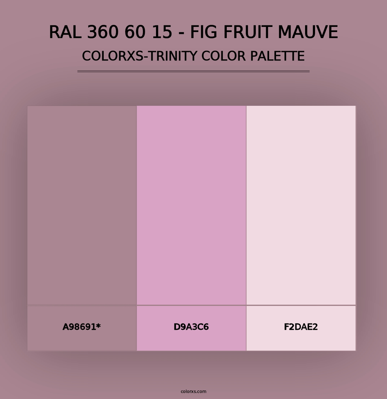 RAL 360 60 15 - Fig Fruit Mauve - Colorxs Trinity Palette