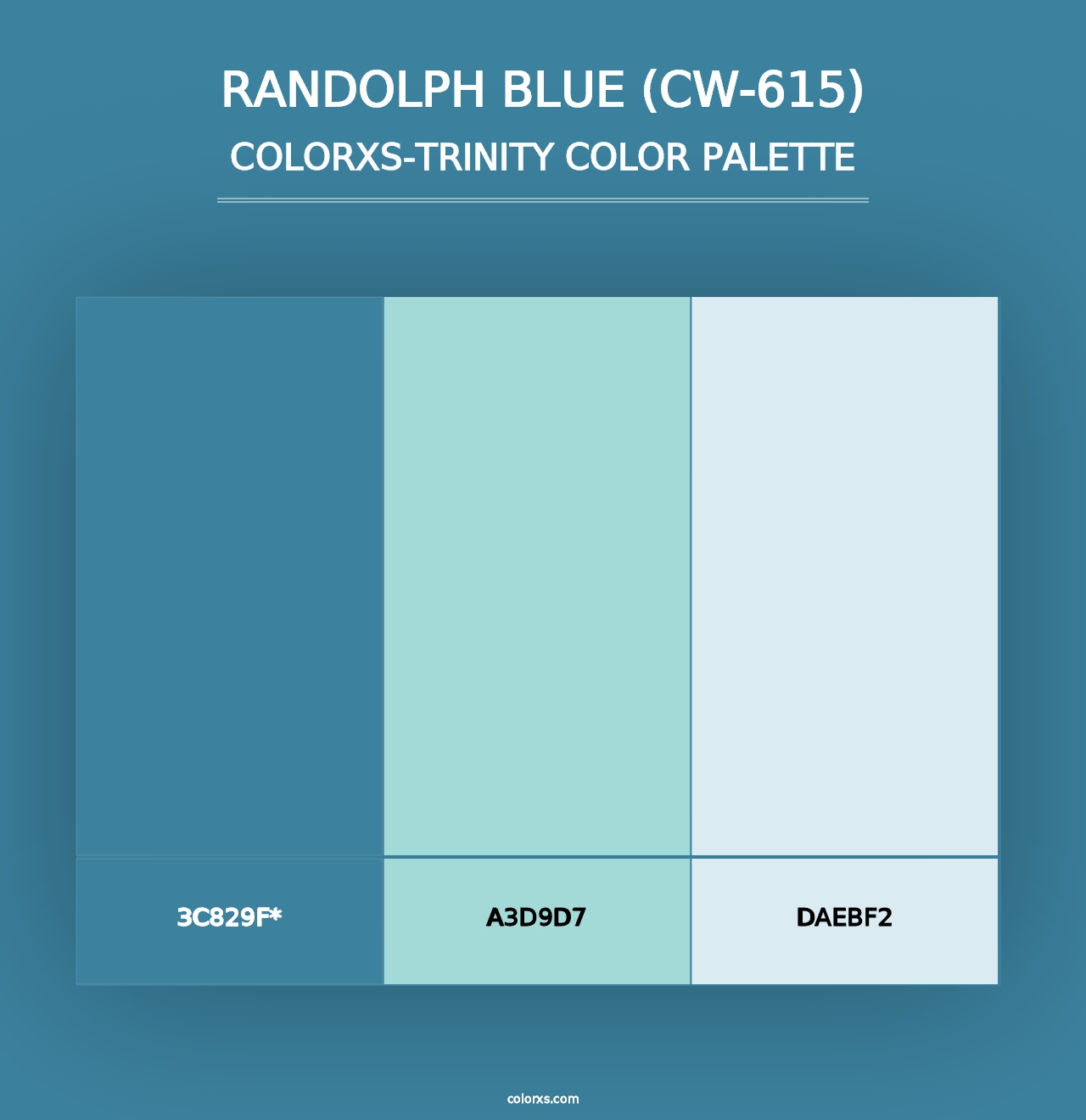 Randolph Blue (CW-615) - Colorxs Trinity Palette