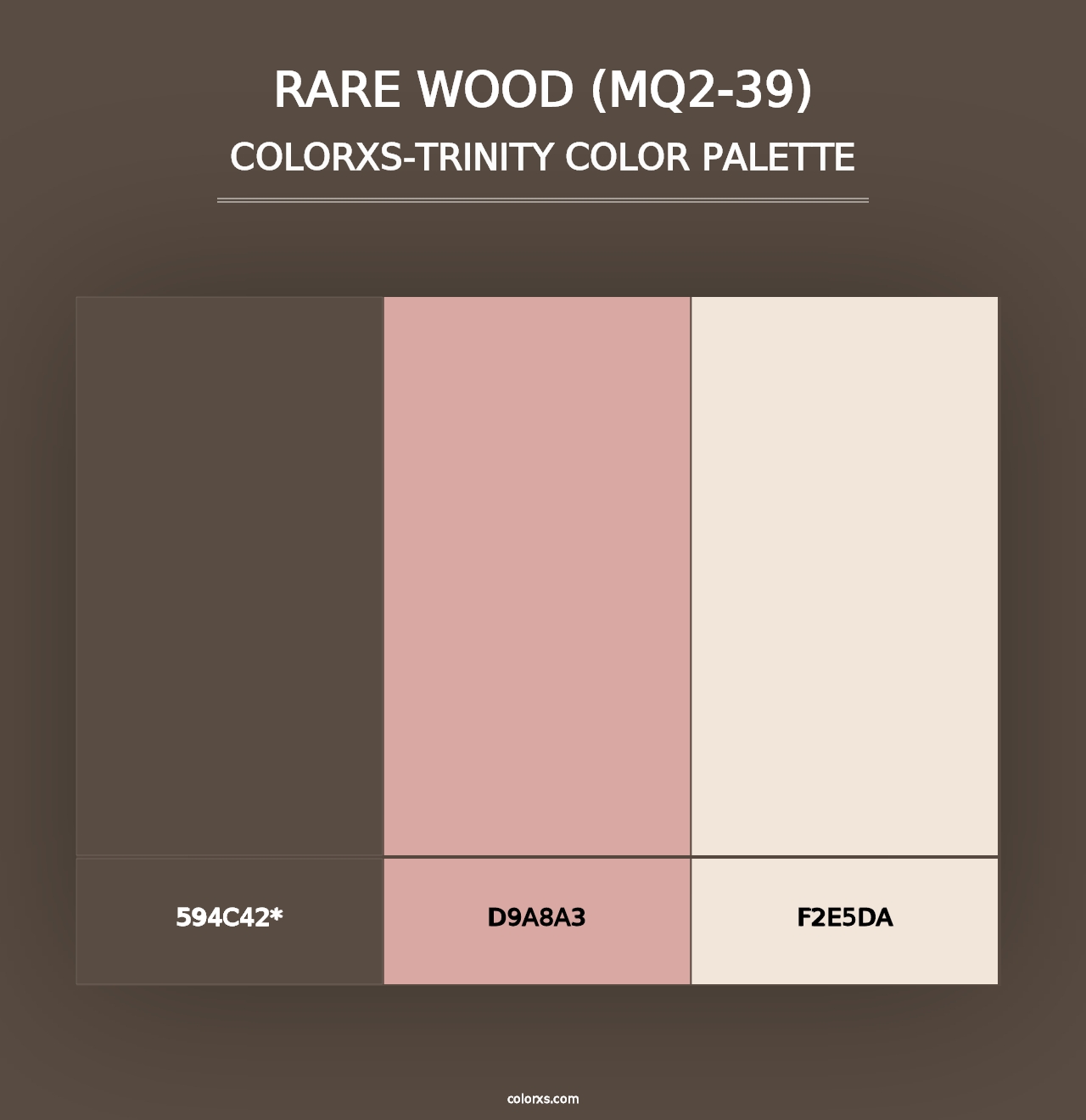 Rare Wood (MQ2-39) - Colorxs Trinity Palette