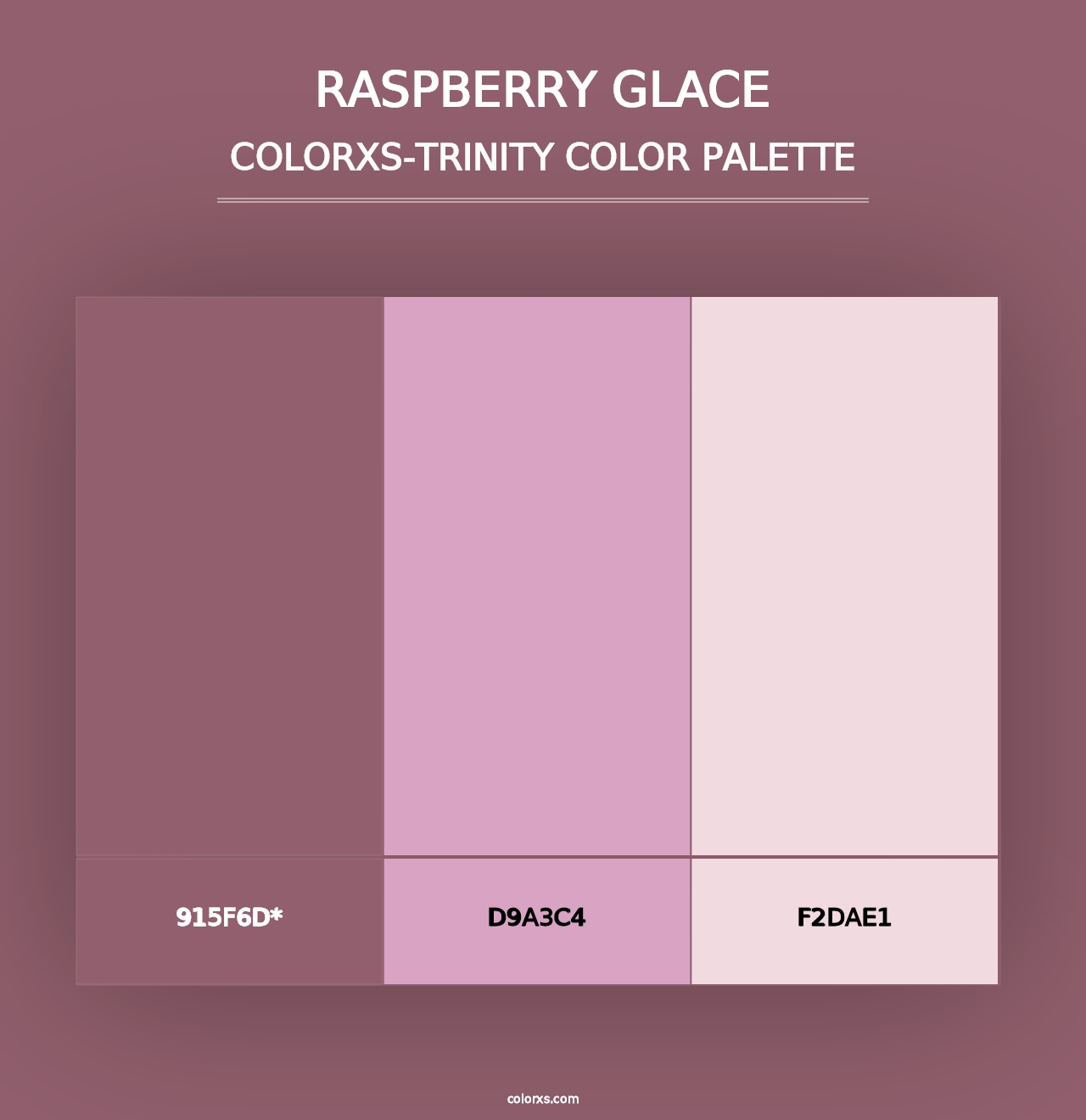 Raspberry Glace - Colorxs Trinity Palette