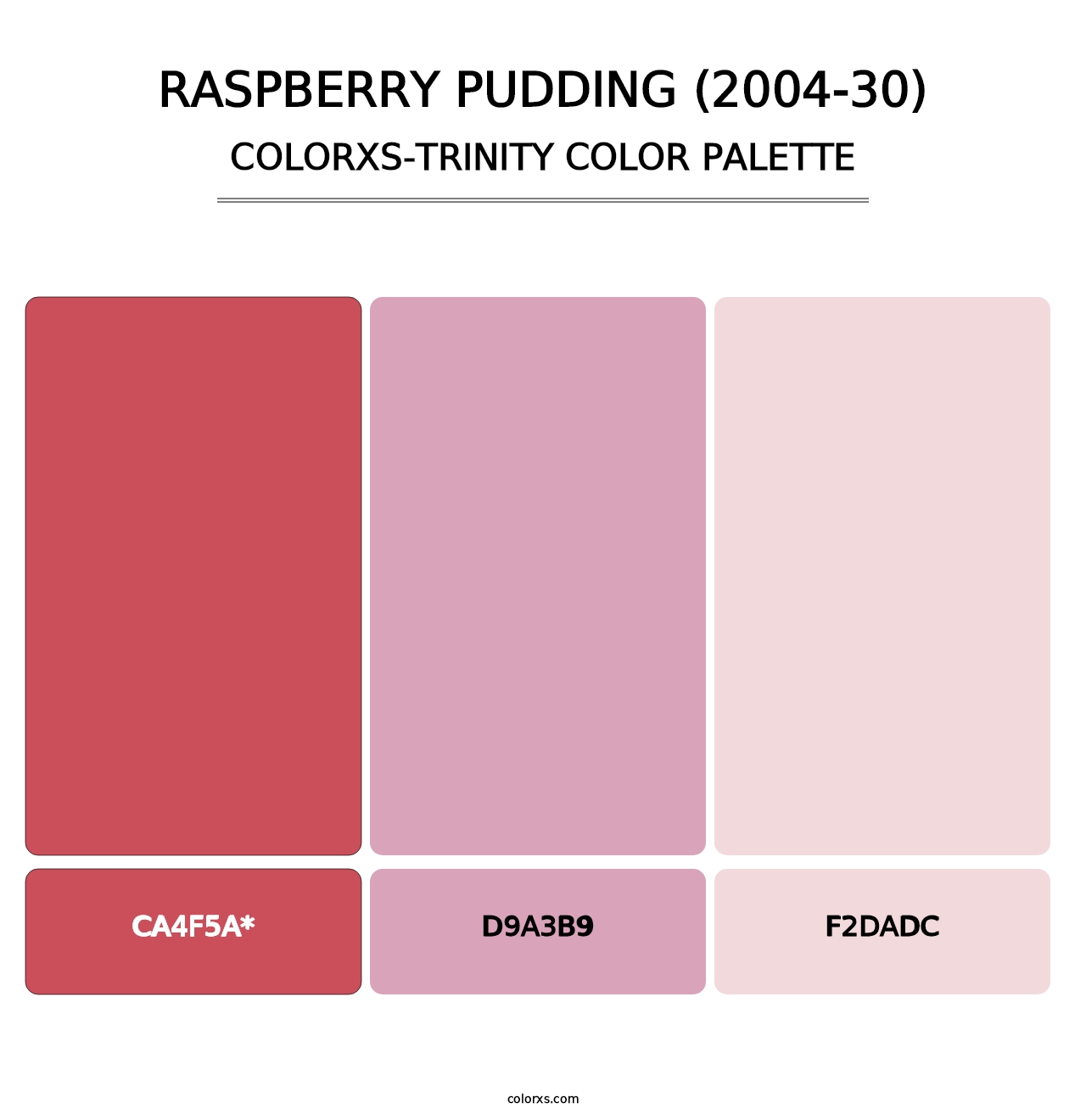 Raspberry Pudding (2004-30) - Colorxs Trinity Palette