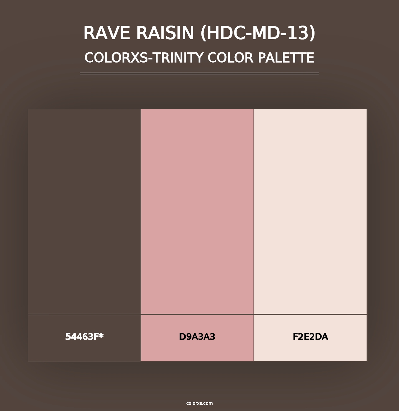 Rave Raisin (HDC-MD-13) - Colorxs Trinity Palette