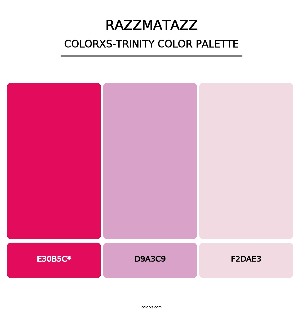 Razzmatazz - Colorxs Trinity Palette