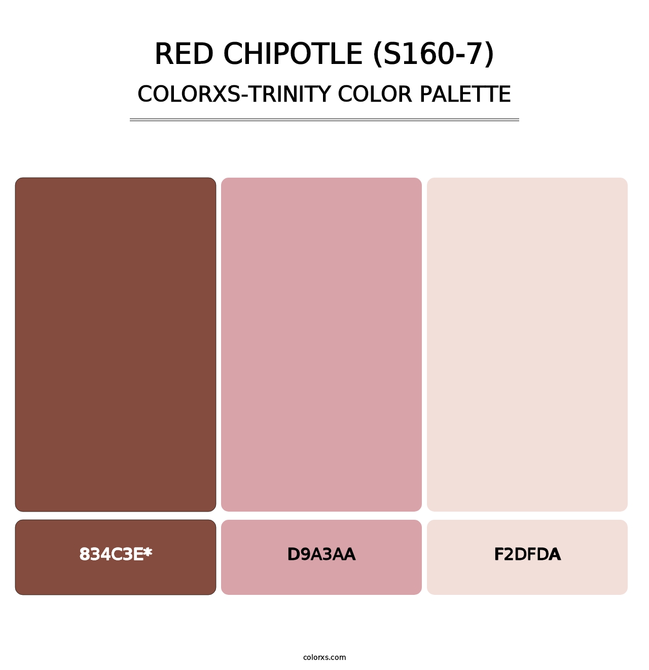 Red Chipotle (S160-7) - Colorxs Trinity Palette