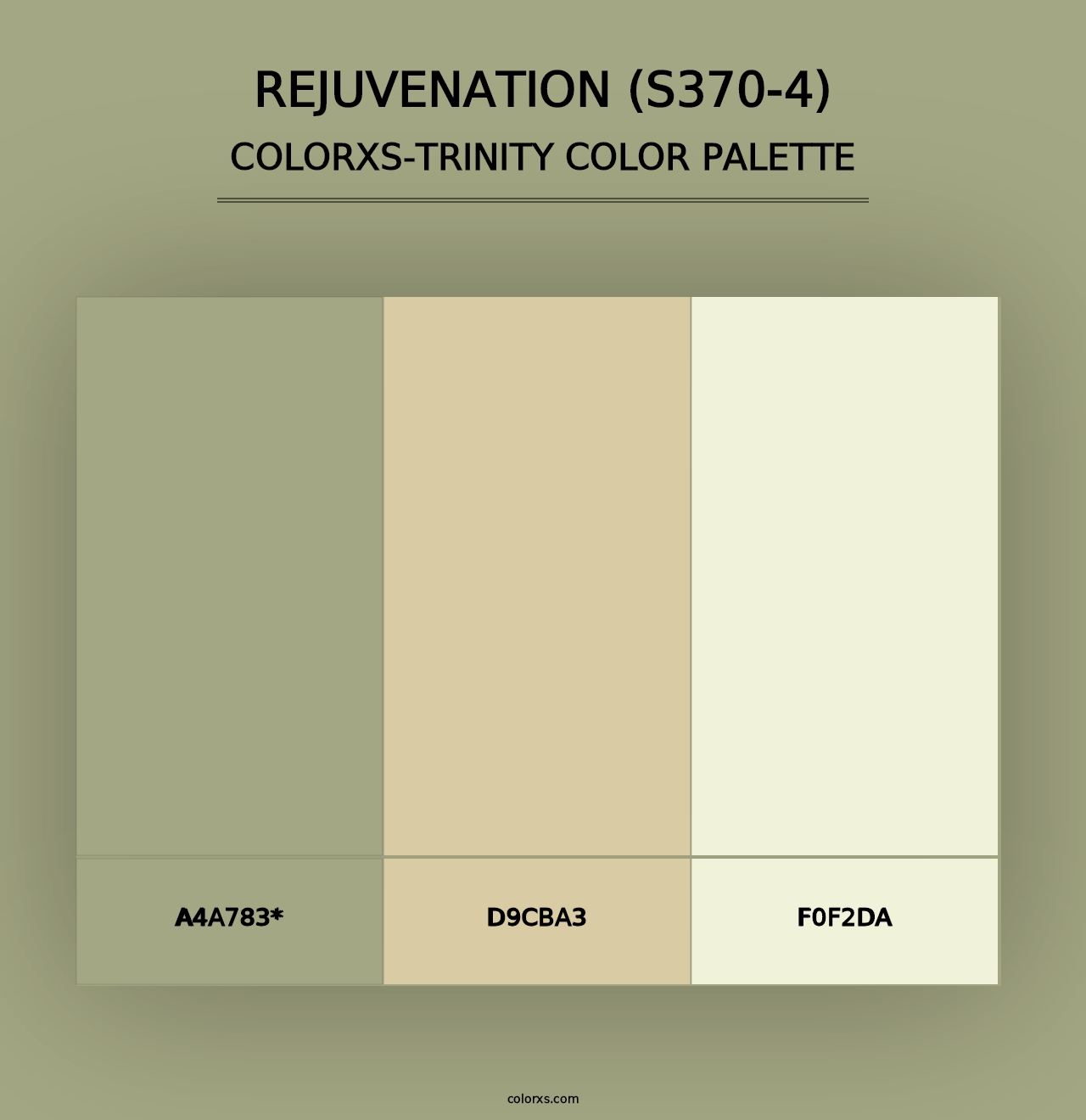 Rejuvenation (S370-4) - Colorxs Trinity Palette