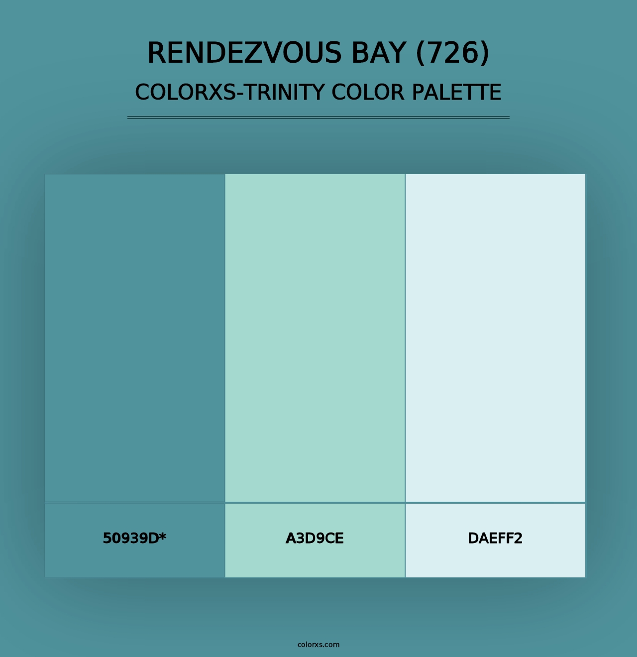 Rendezvous Bay (726) - Colorxs Trinity Palette