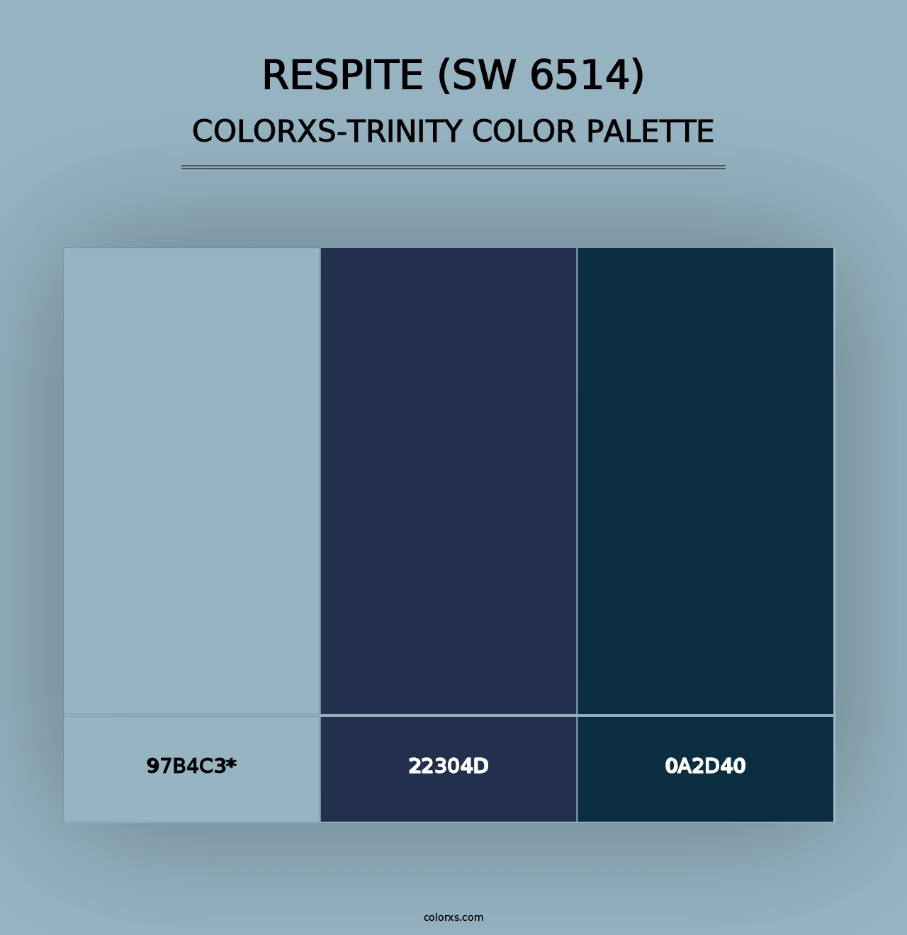 Respite (SW 6514) - Colorxs Trinity Palette