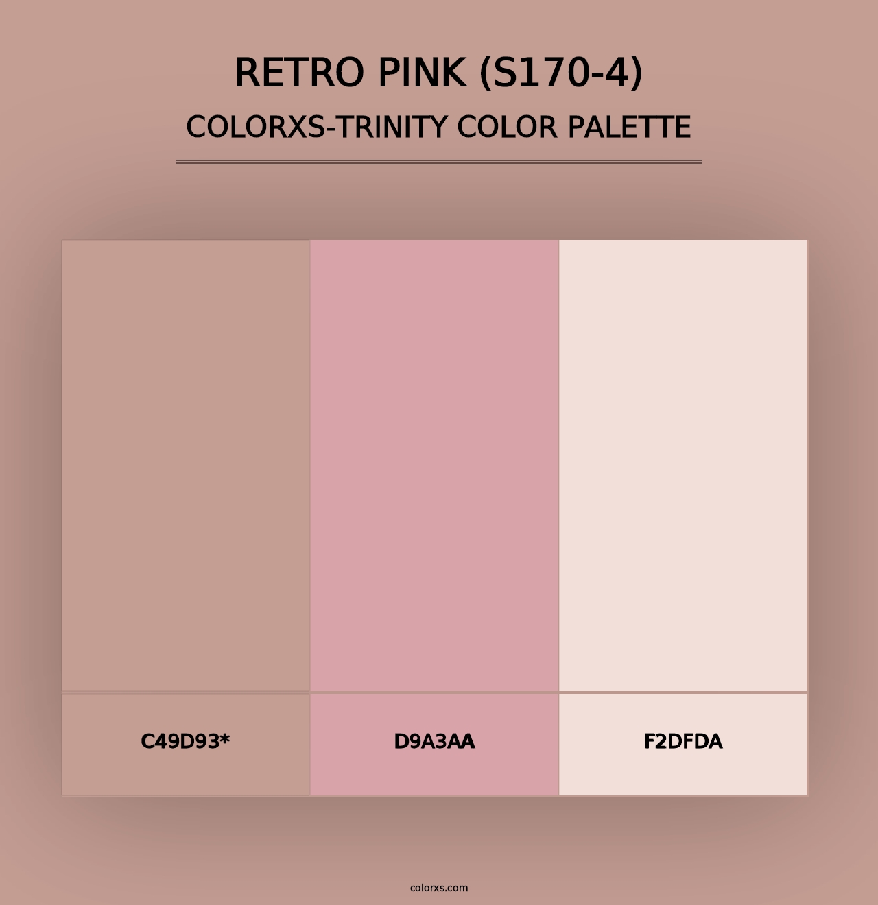 Retro Pink (S170-4) - Colorxs Trinity Palette