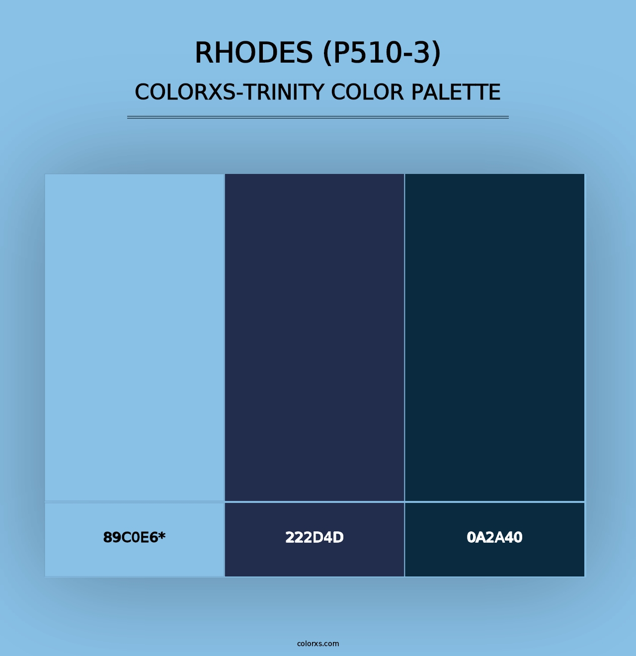 Rhodes (P510-3) - Colorxs Trinity Palette