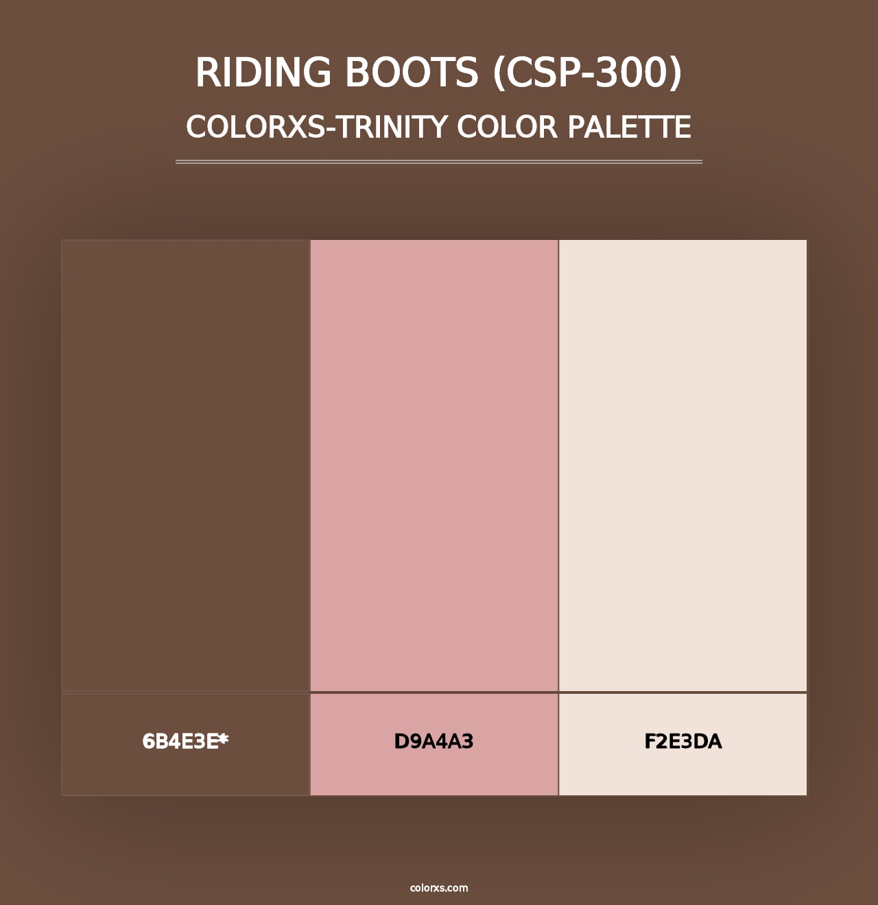 Riding Boots (CSP-300) - Colorxs Trinity Palette