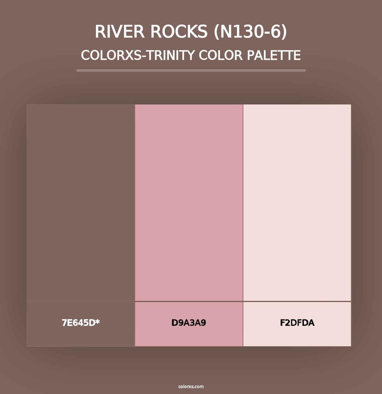 River Rocks (N130-6) - Colorxs Trinity Palette