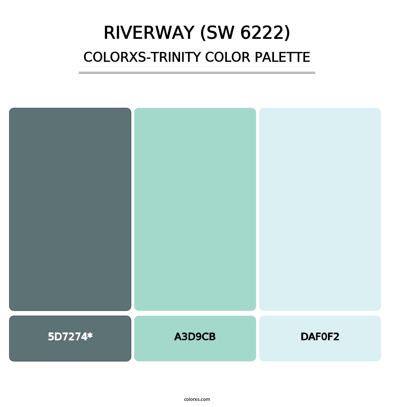 Riverway (SW 6222) - Colorxs Trinity Palette