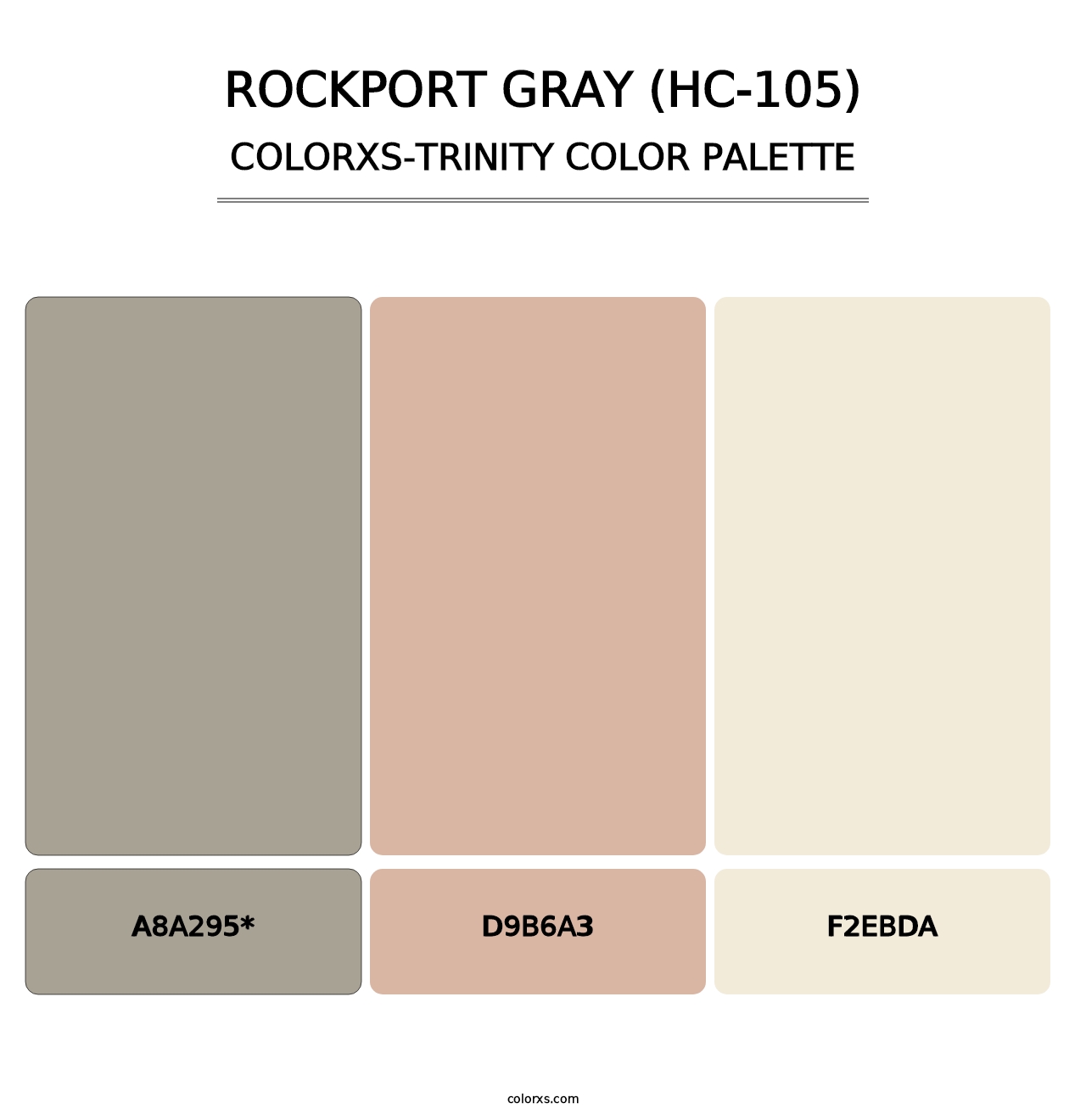 Rockport Gray (HC-105) - Colorxs Trinity Palette