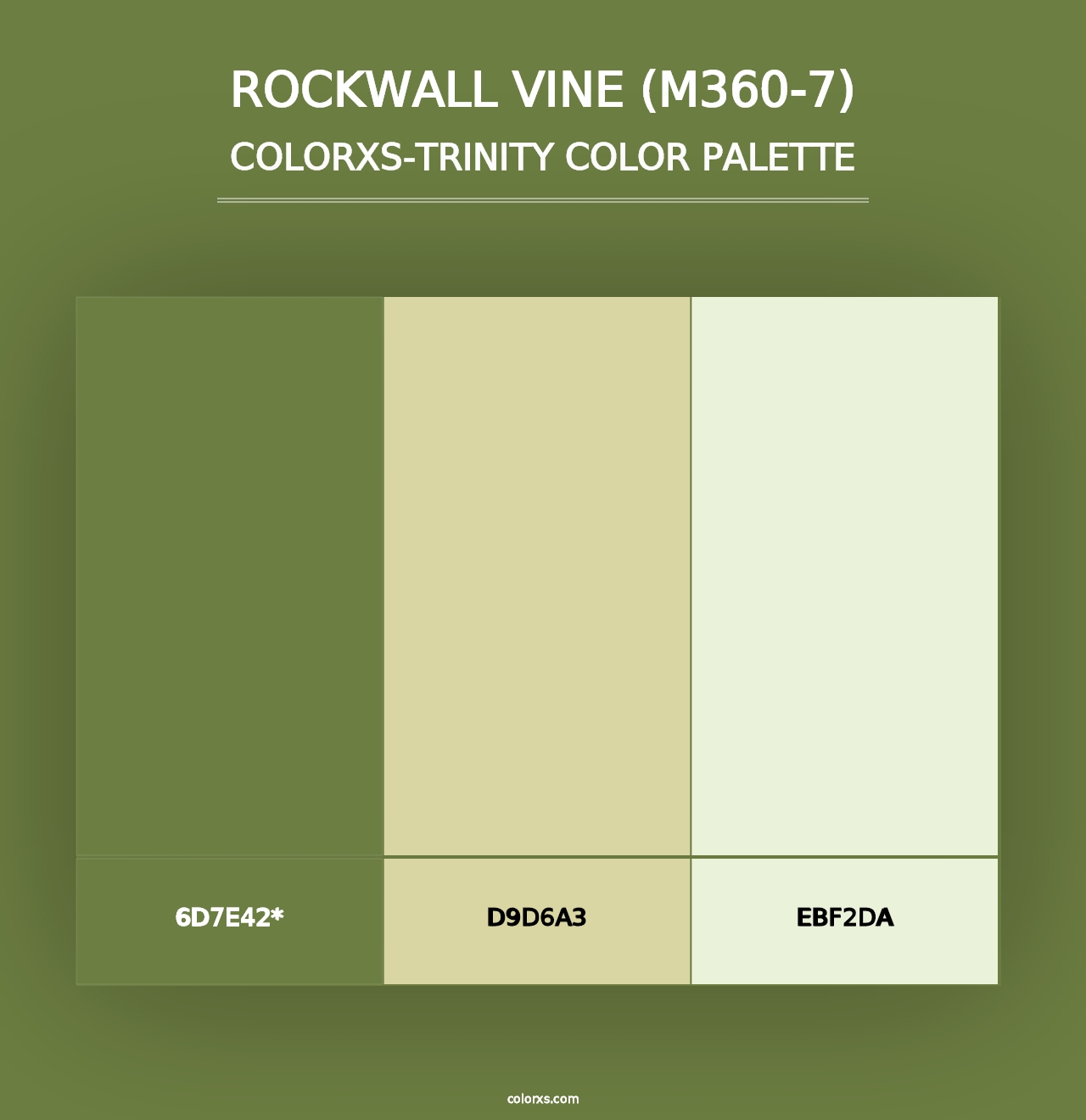 Rockwall Vine (M360-7) - Colorxs Trinity Palette