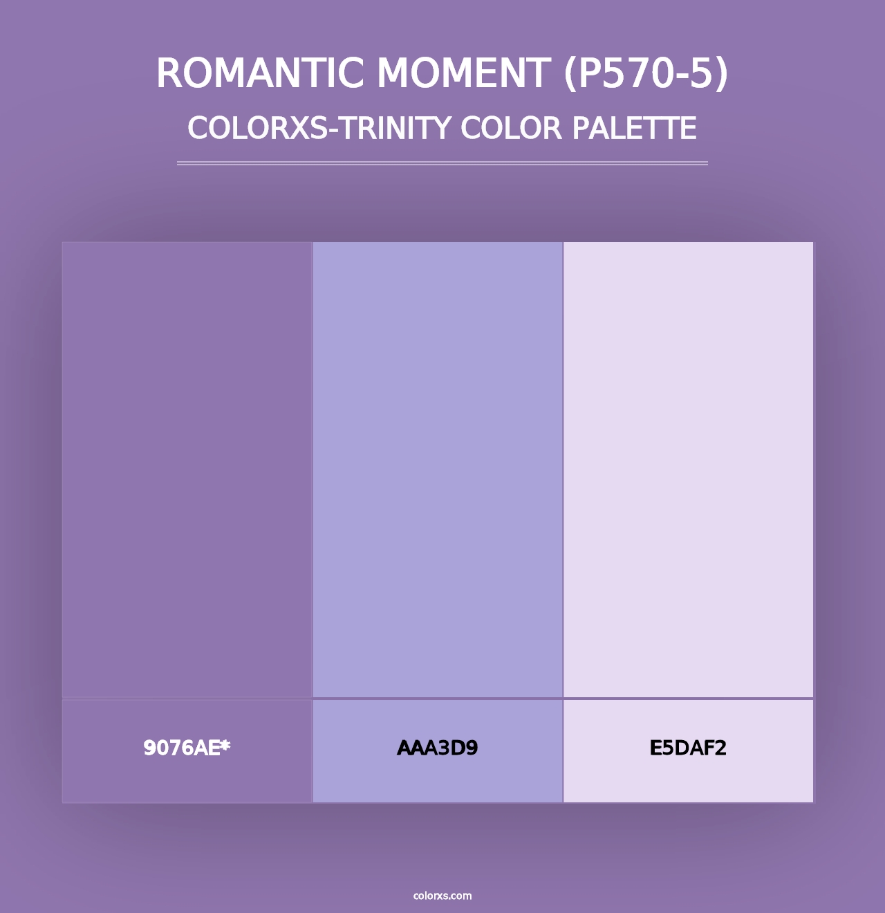 Romantic Moment (P570-5) - Colorxs Trinity Palette