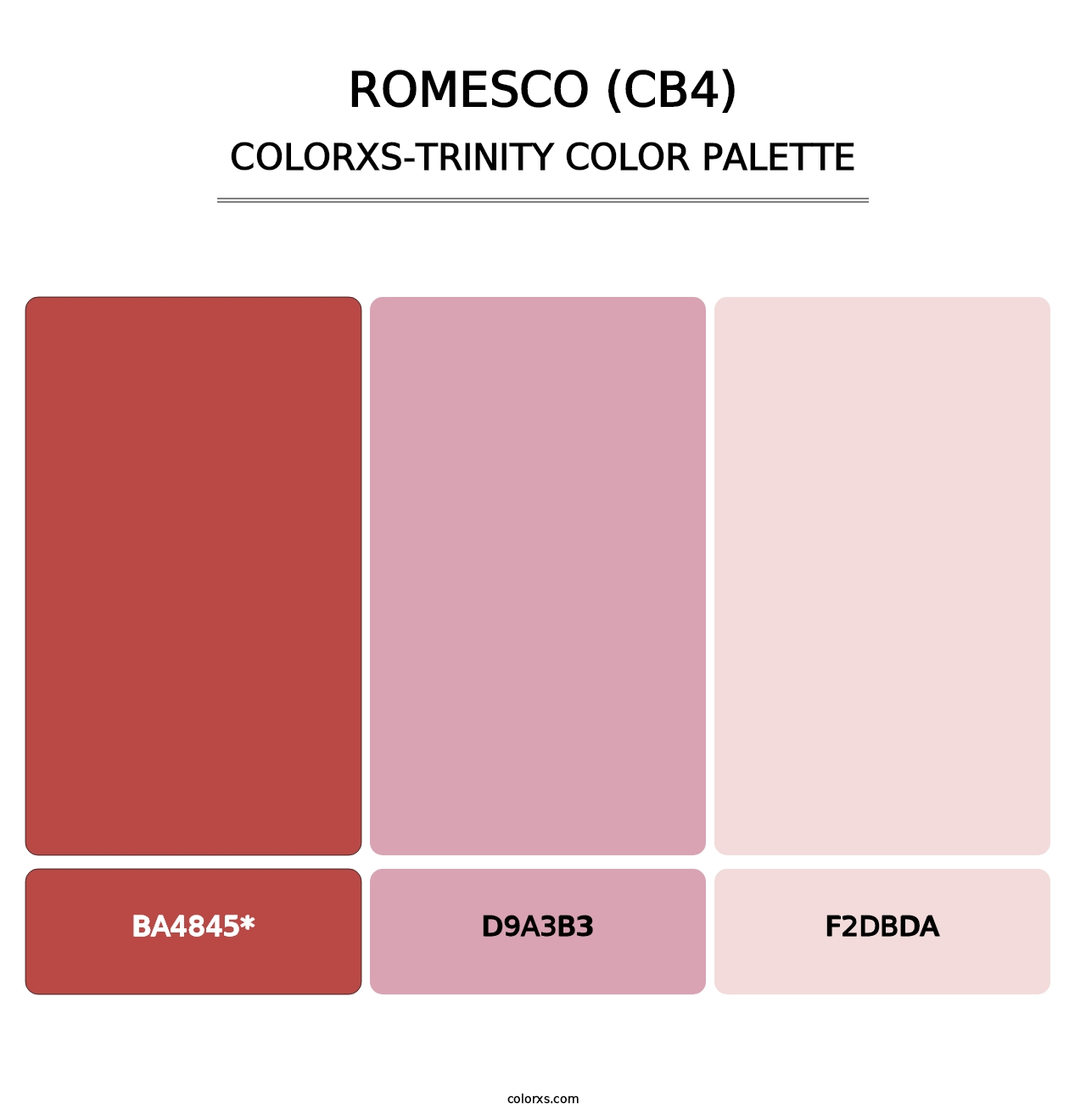 Romesco (CB4) - Colorxs Trinity Palette