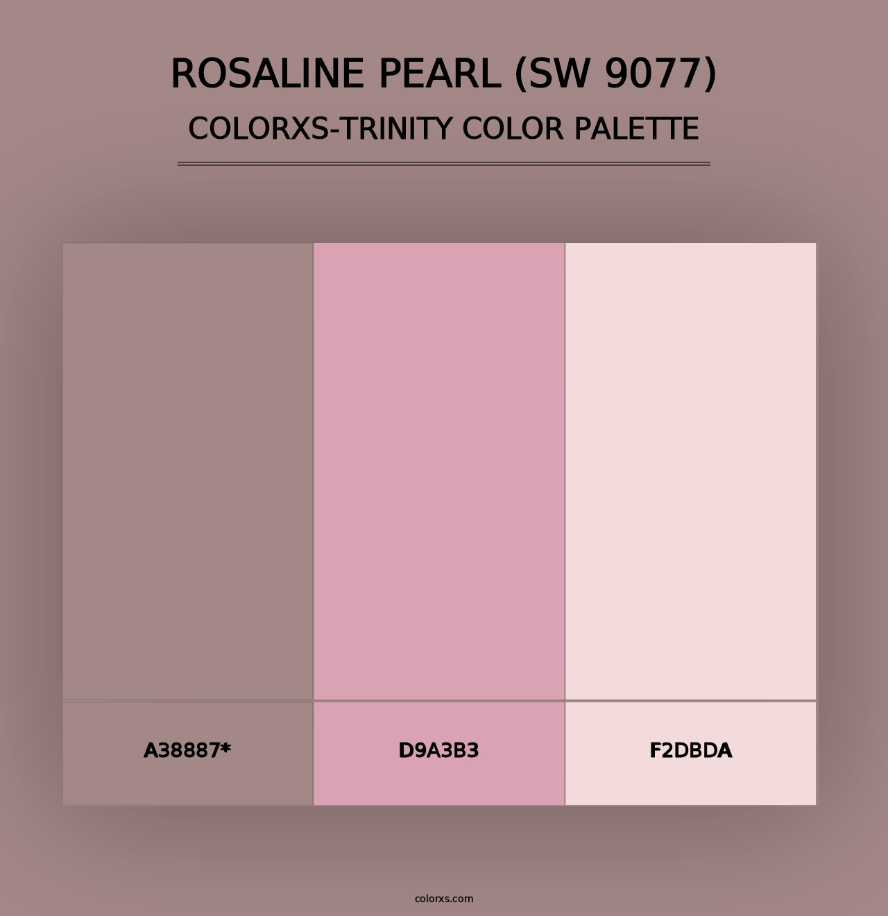 Rosaline Pearl (SW 9077) - Colorxs Trinity Palette