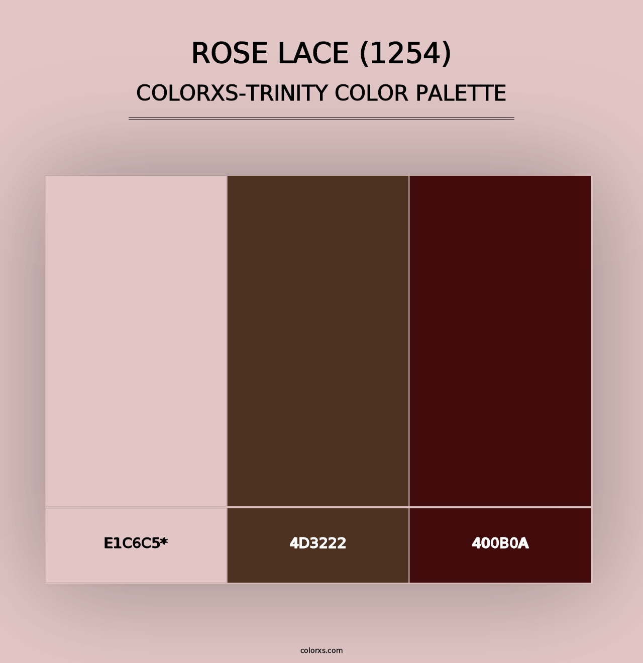 Rose Lace (1254) - Colorxs Trinity Palette