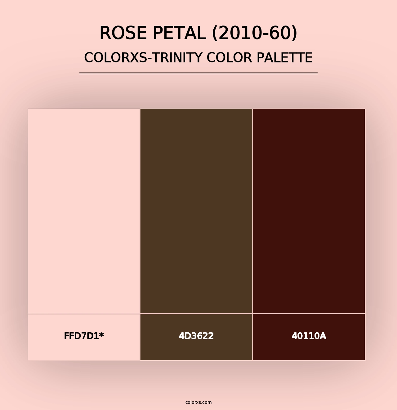 Rose Petal (2010-60) - Colorxs Trinity Palette