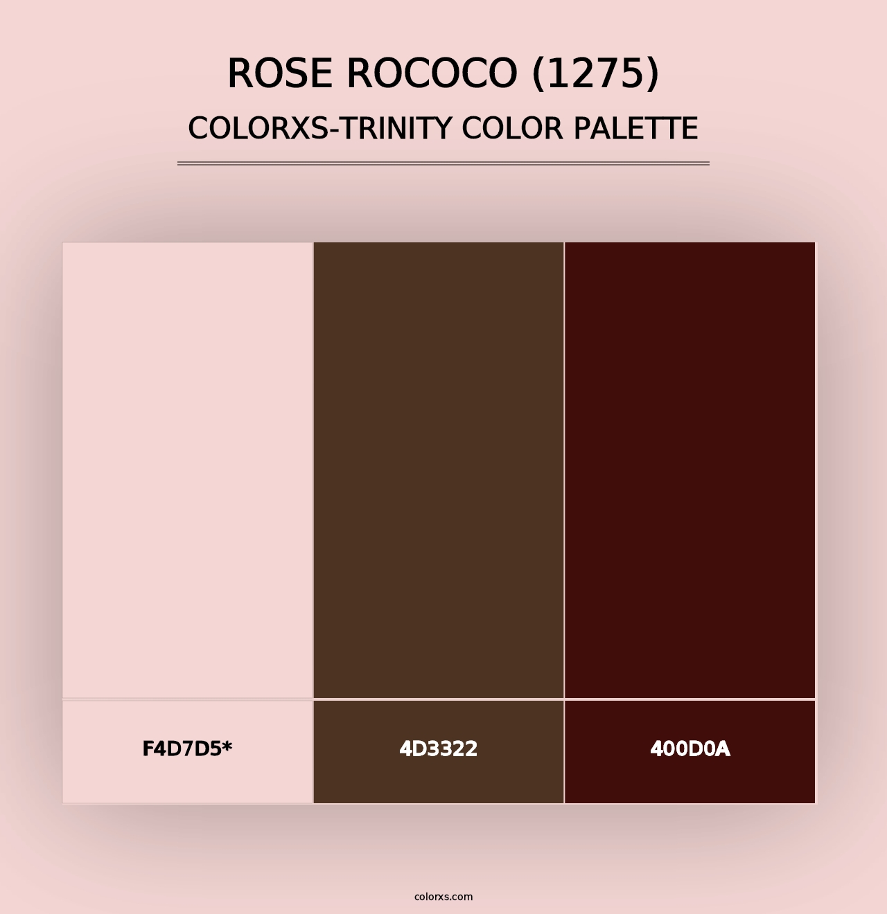 Rose Rococo (1275) - Colorxs Trinity Palette