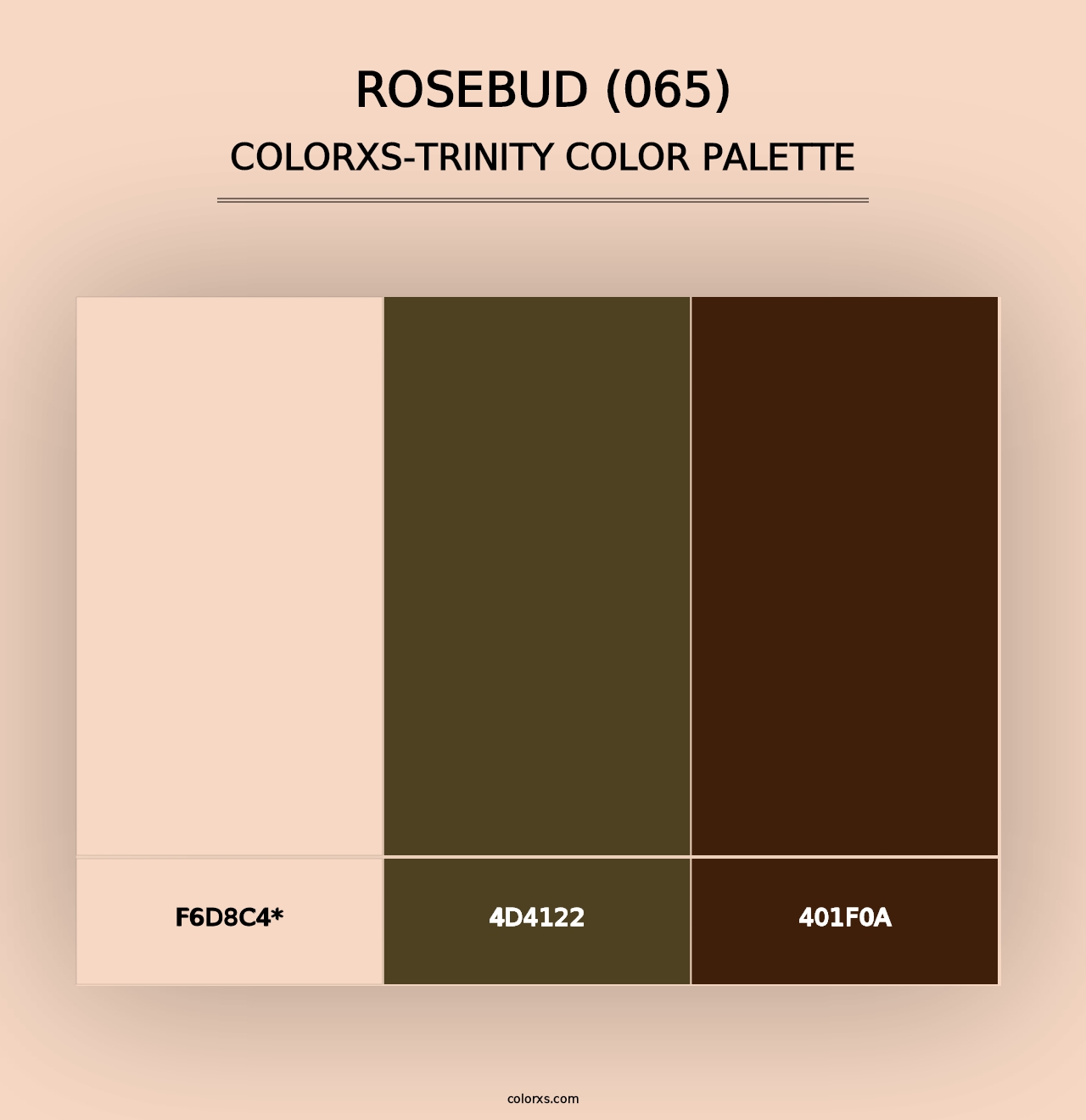 Rosebud (065) - Colorxs Trinity Palette