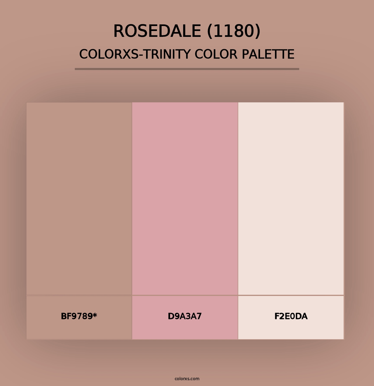 Rosedale (1180) - Colorxs Trinity Palette