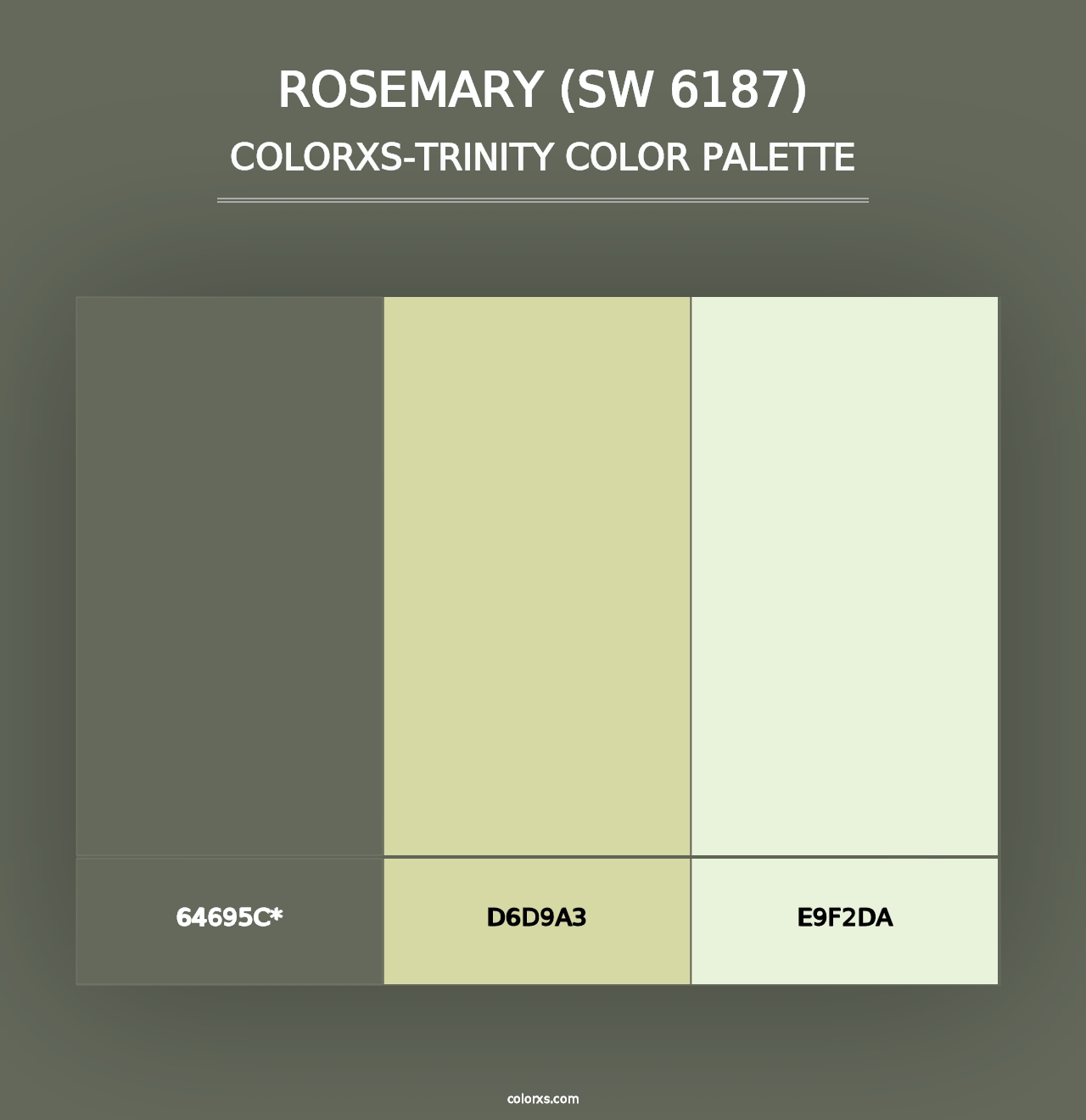 Rosemary (SW 6187) - Colorxs Trinity Palette