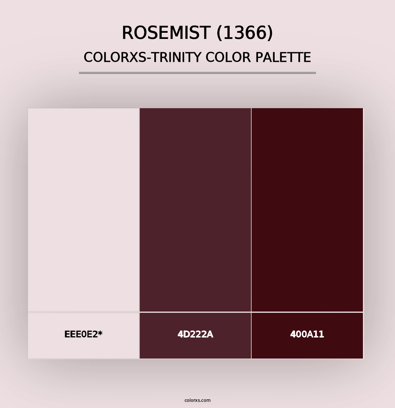 Rosemist (1366) - Colorxs Trinity Palette