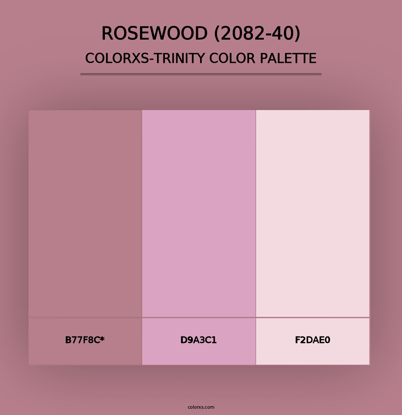 Rosewood (2082-40) - Colorxs Trinity Palette